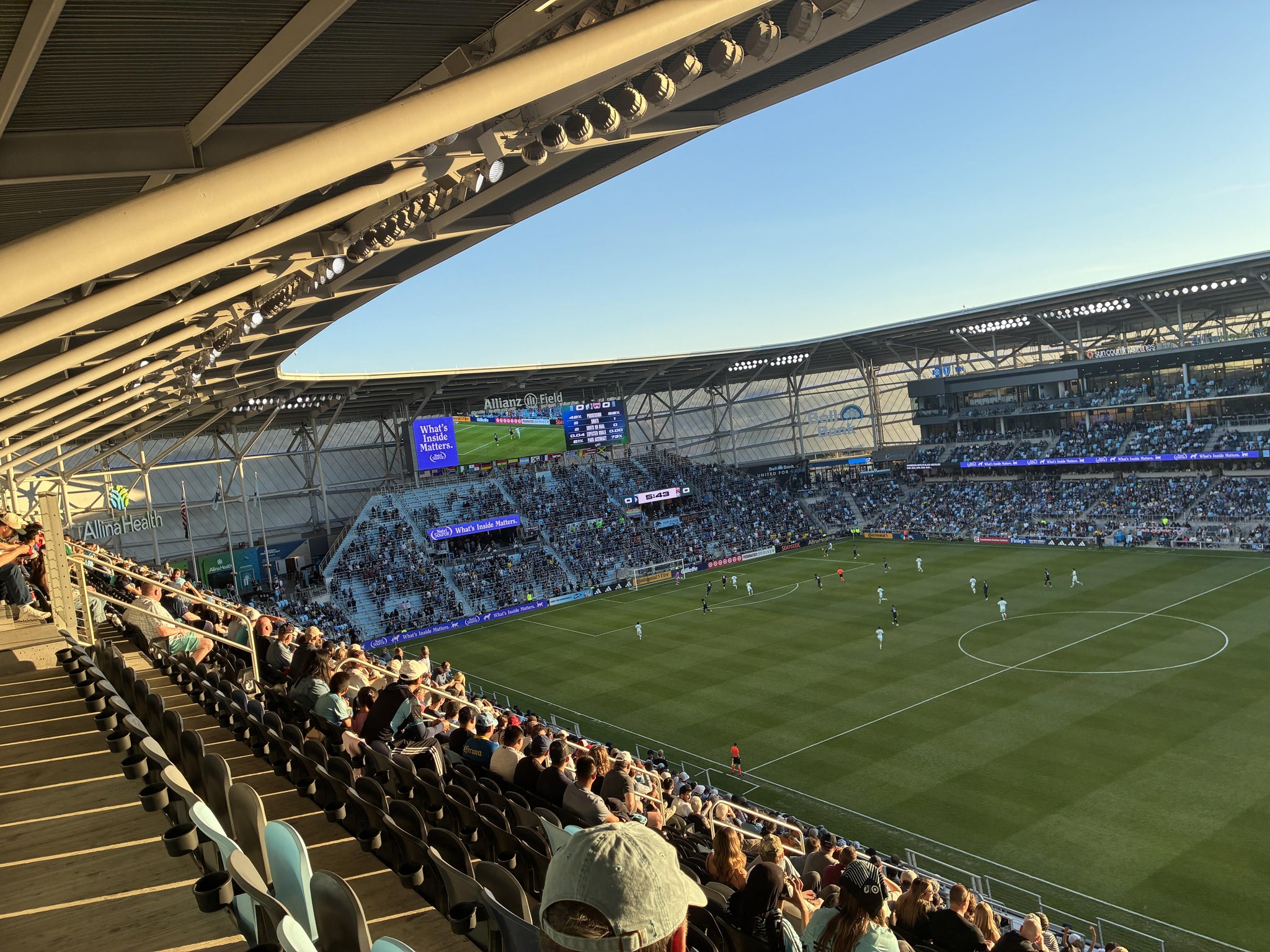 Real Fan View taken from Section 110 at Allianz Field by Annelisa K
