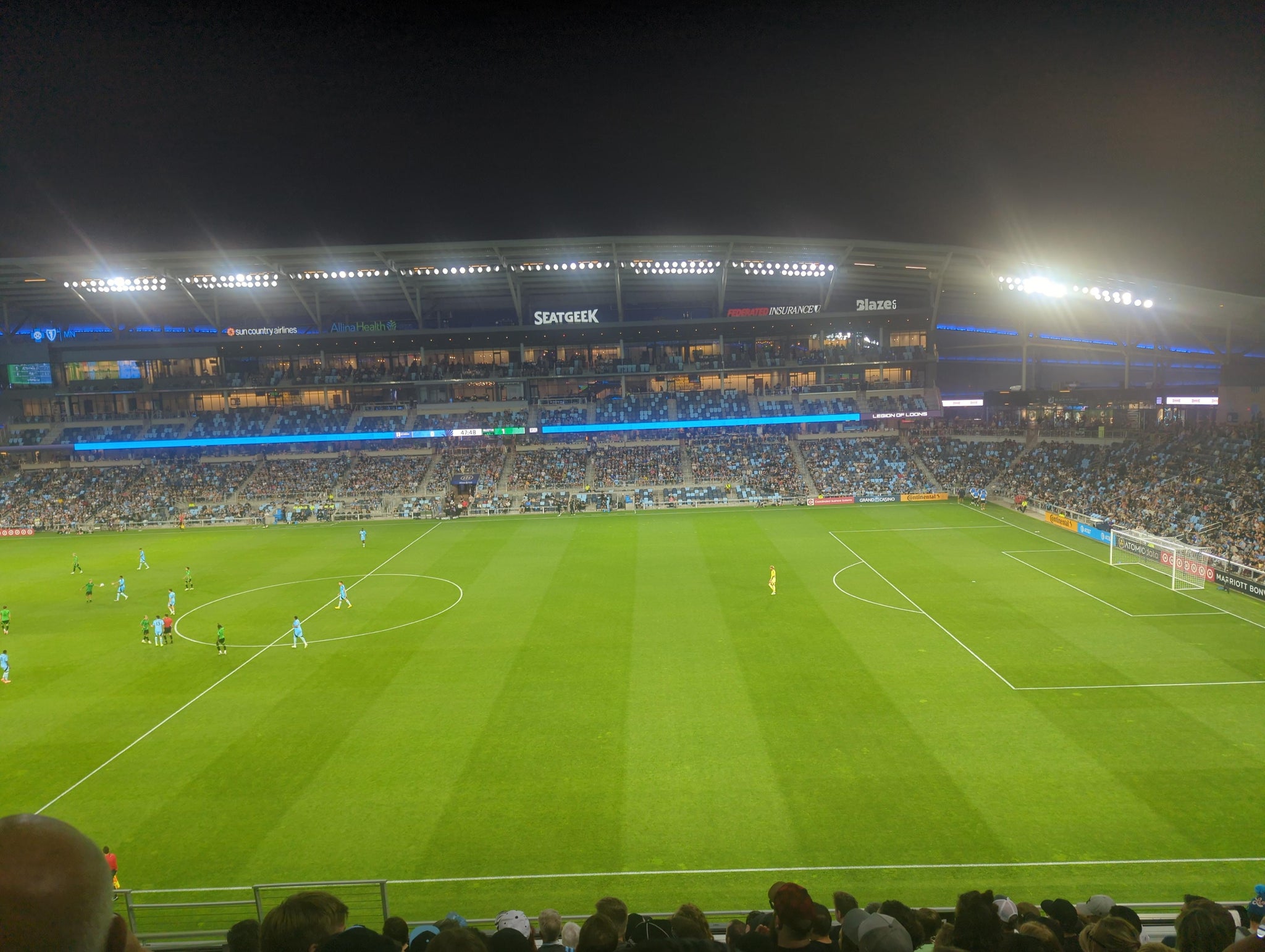 Real Fan View taken from Section 111 at Allianz Field by Rachel H