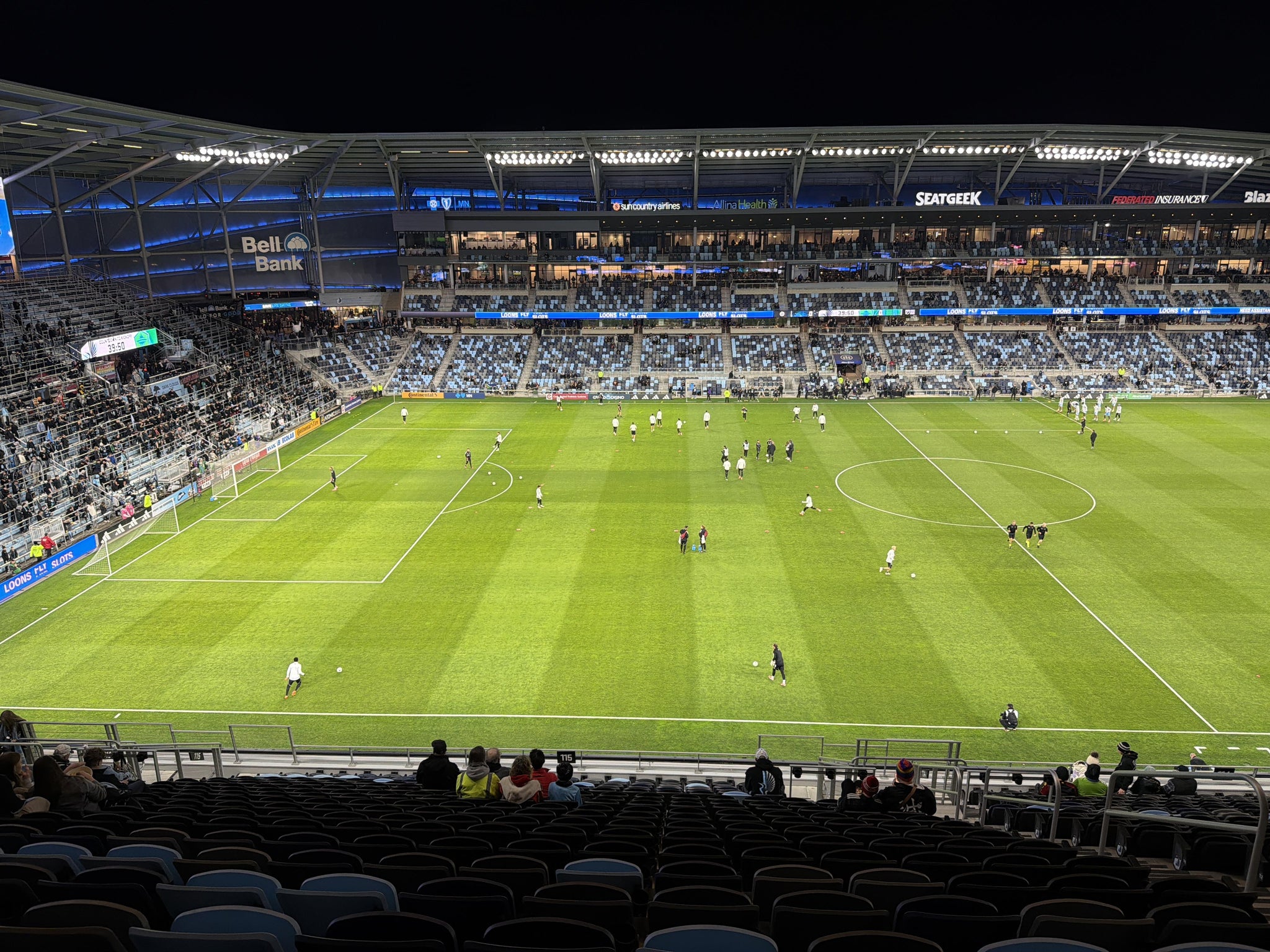 Real Fan View taken from Section 115 at Allianz Field by Thomas F