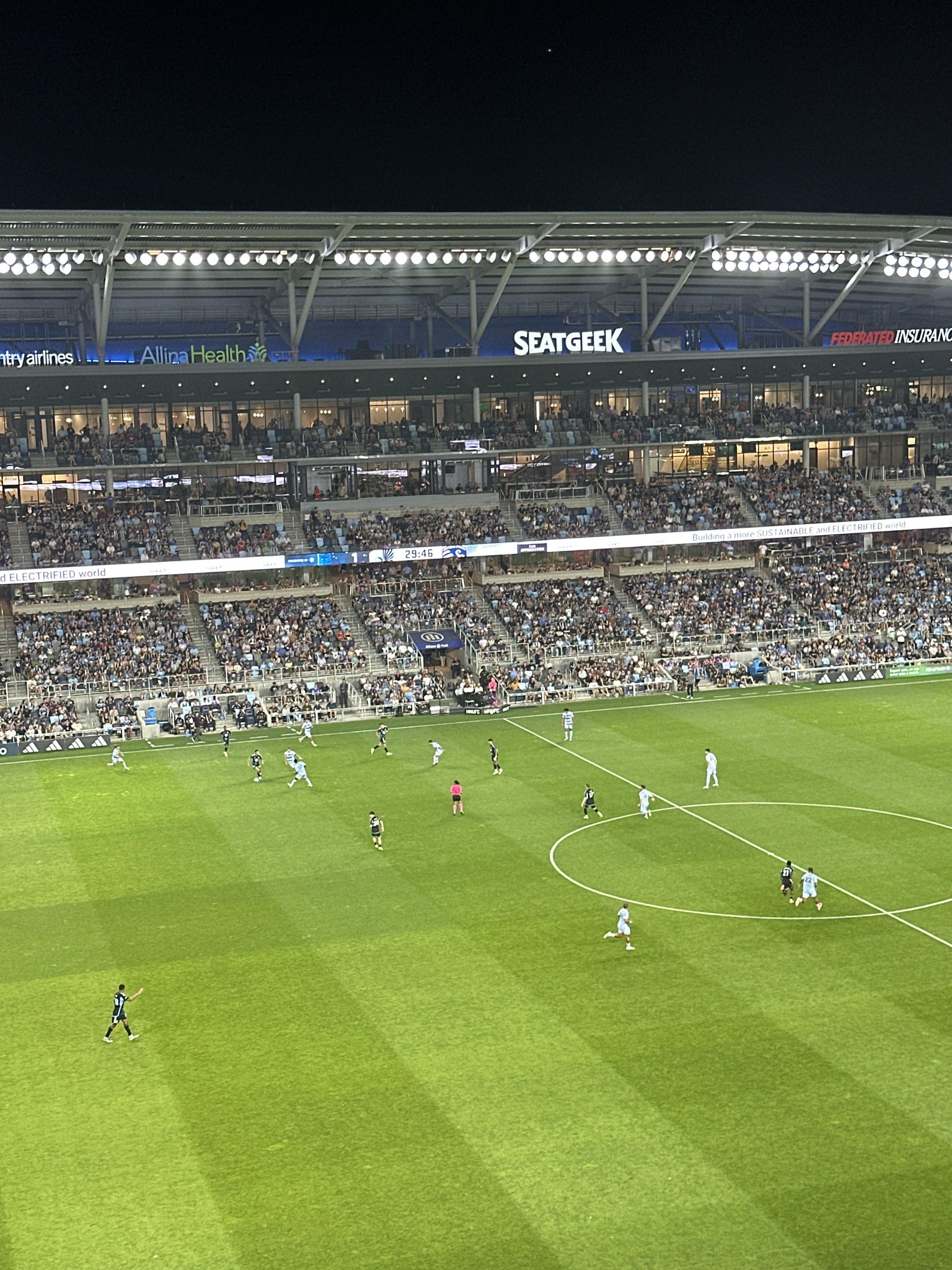Real Fan View taken from Section 116 at Allianz Field by Marvin W