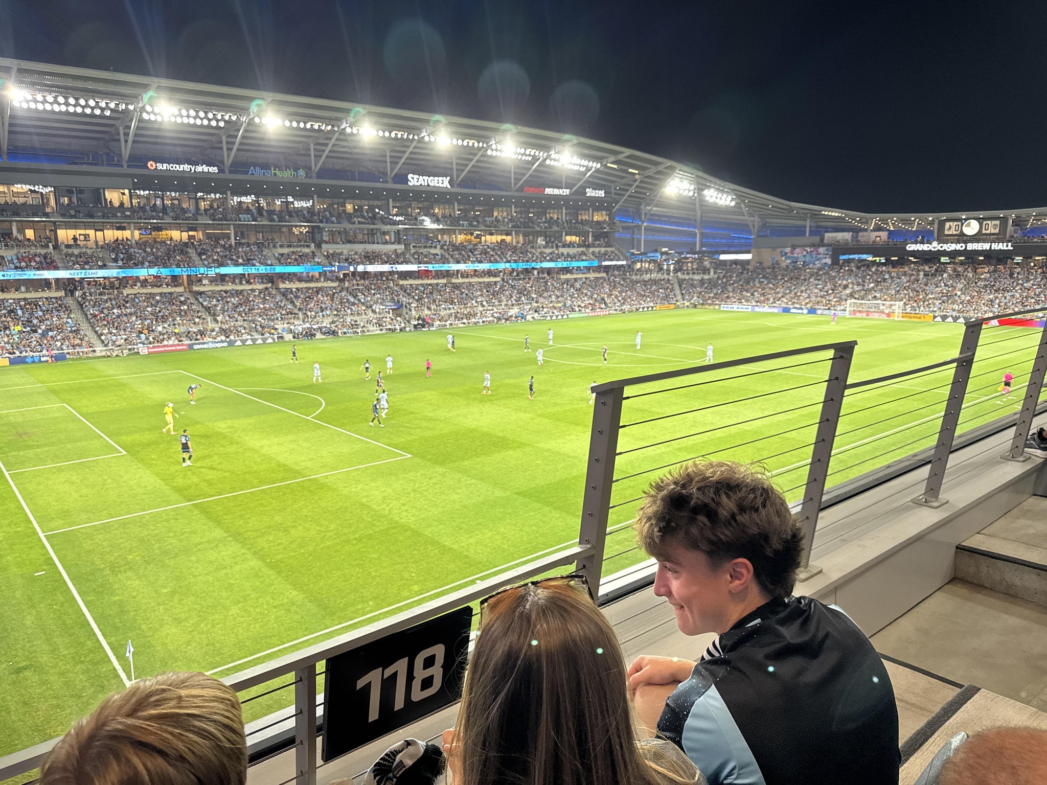 Vue réelle des fans prise de la Section 118 au site Allianz Field par Anonymous User