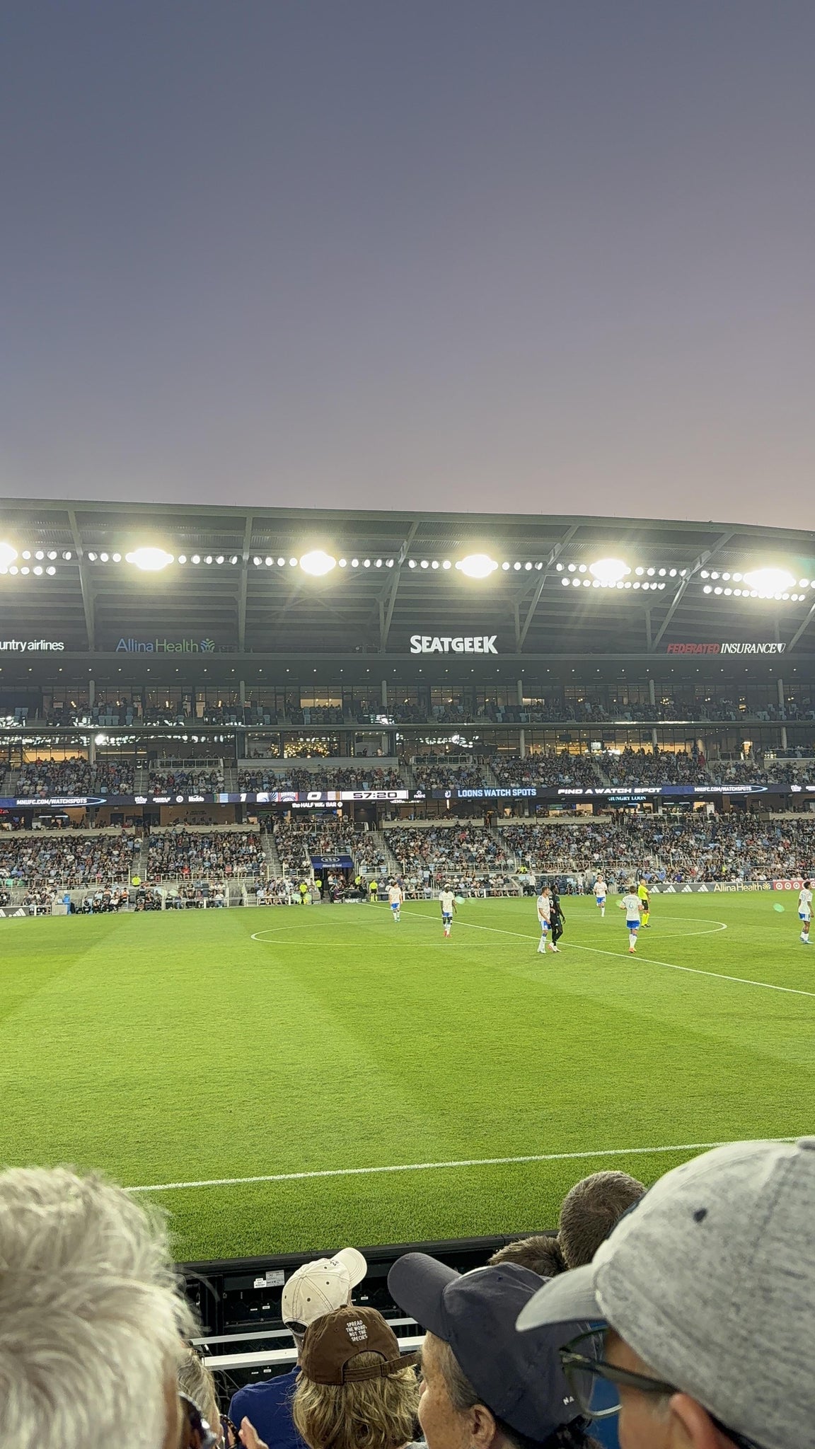 Vue réelle des fans prise de la Section 14 au site Allianz Field par Mike A