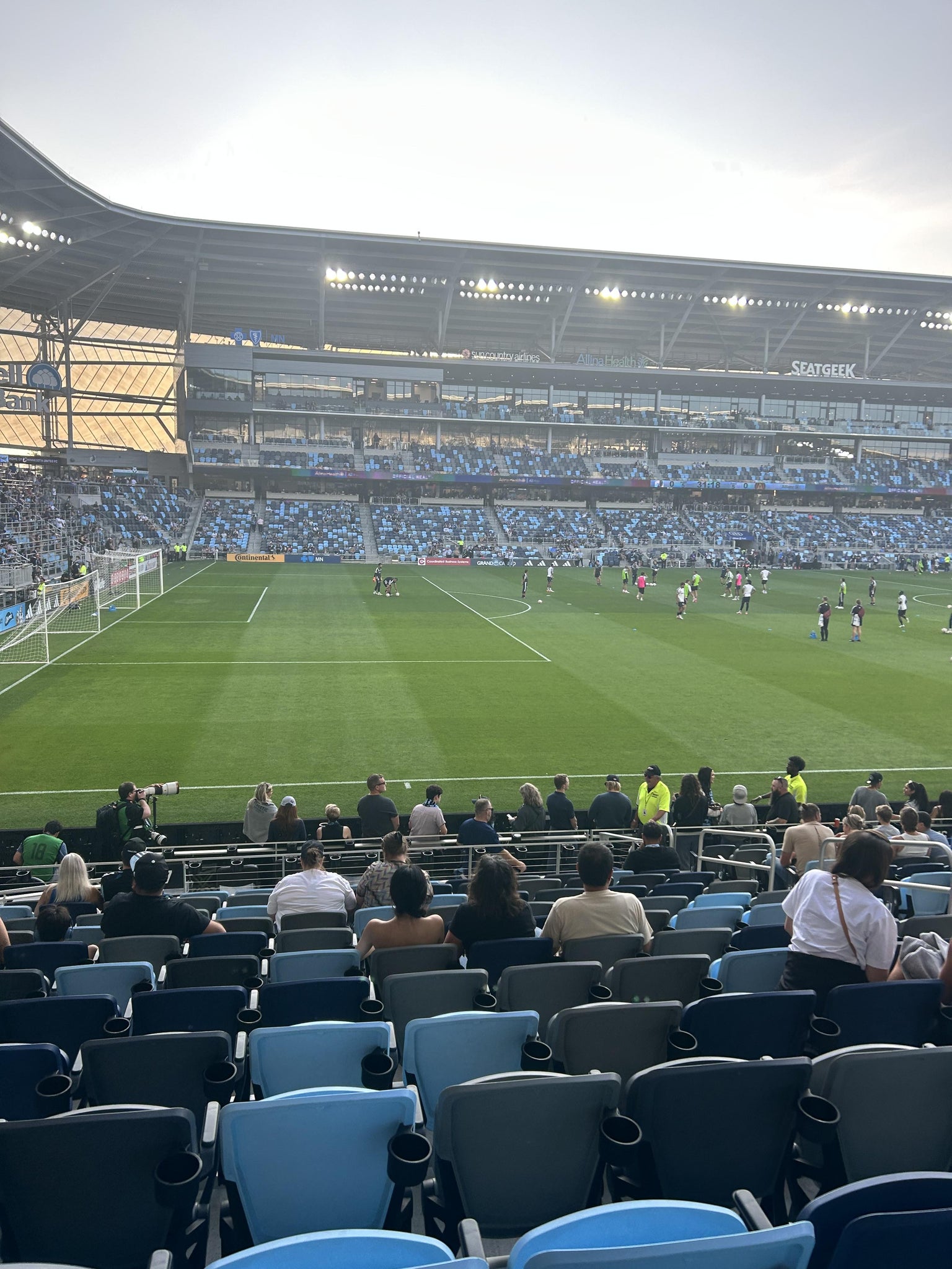 Real Fan View taken from Section 17 at Allianz Field by Joel B