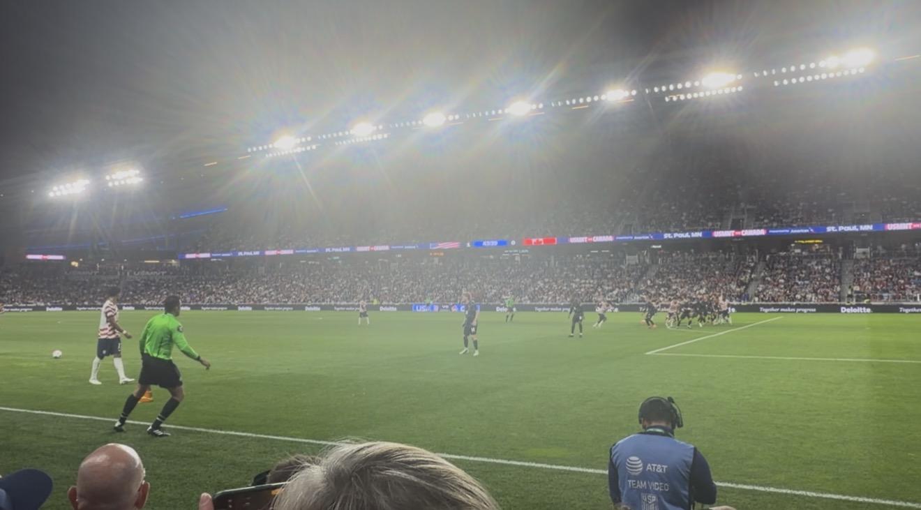 Real Fan View taken from Section 28 at Allianz Field by Juan B