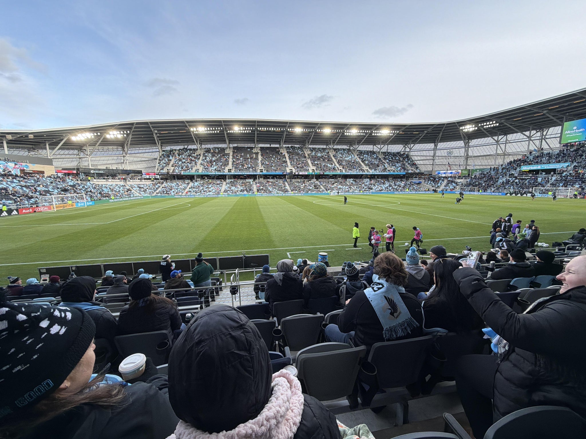 Real Fan View taken from Section 34 at Allianz Field by Michael F