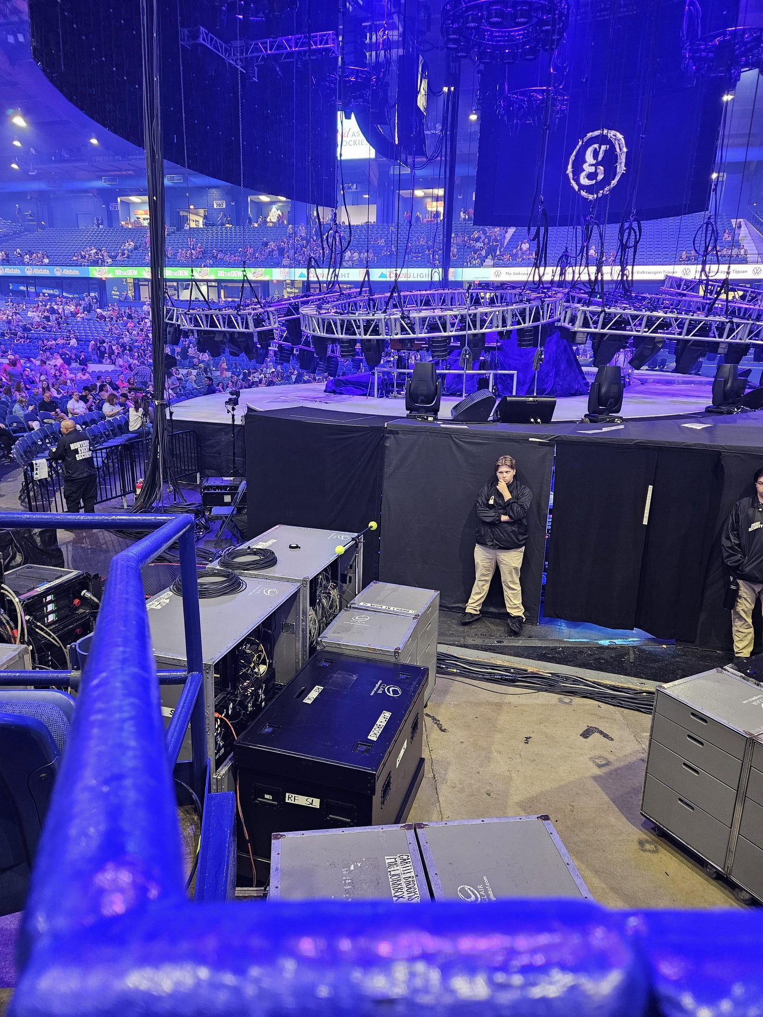 Real Fan View taken from Section 109 at Allstate Arena by Mark E