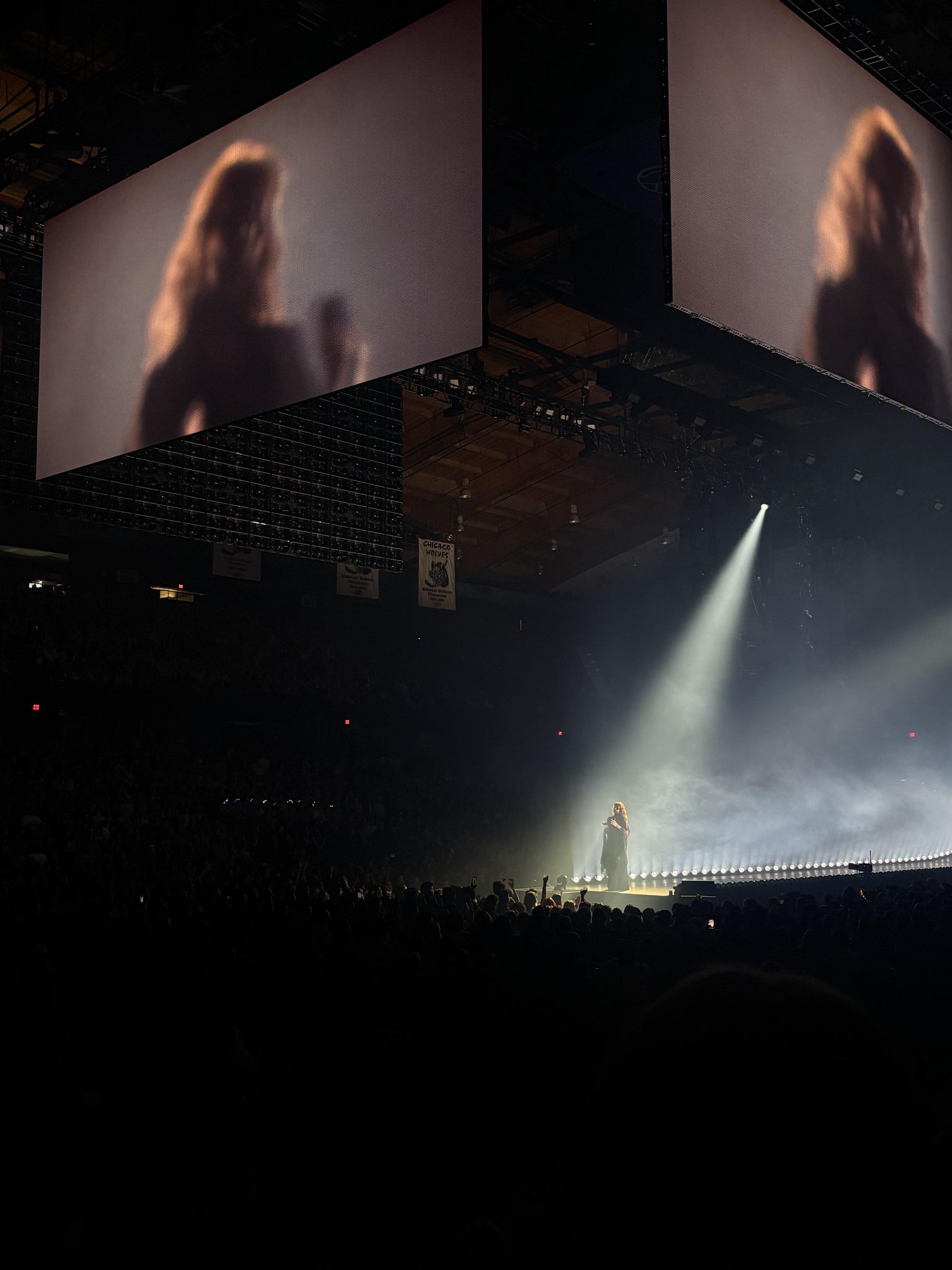 Real Fan View taken from Section 113 at Allstate Arena by Halle B
