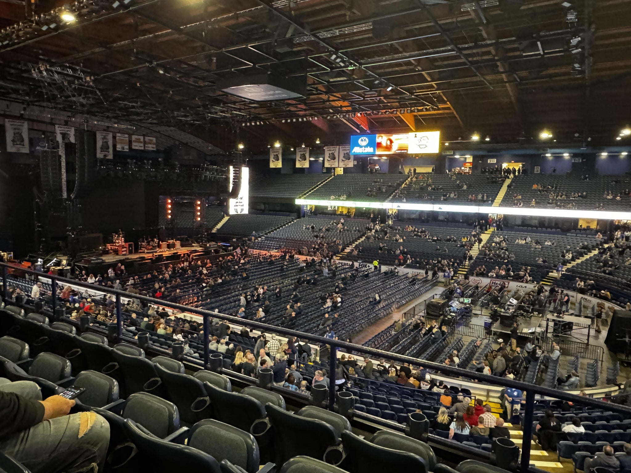 Real Fan View taken from Section 201 at Allstate Arena by Tina M