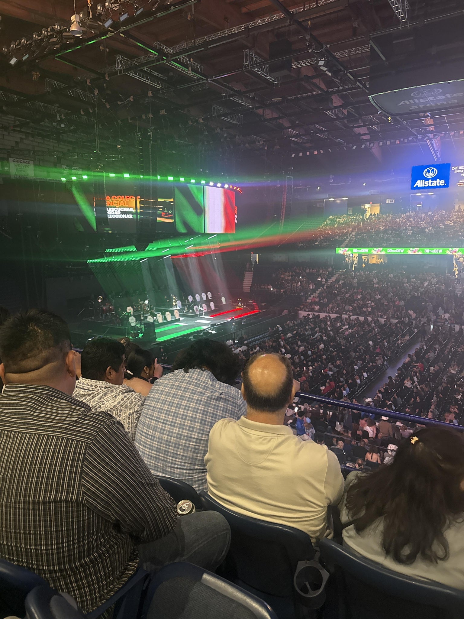 Real Fan View taken from Section 202 at Allstate Arena by Nora A