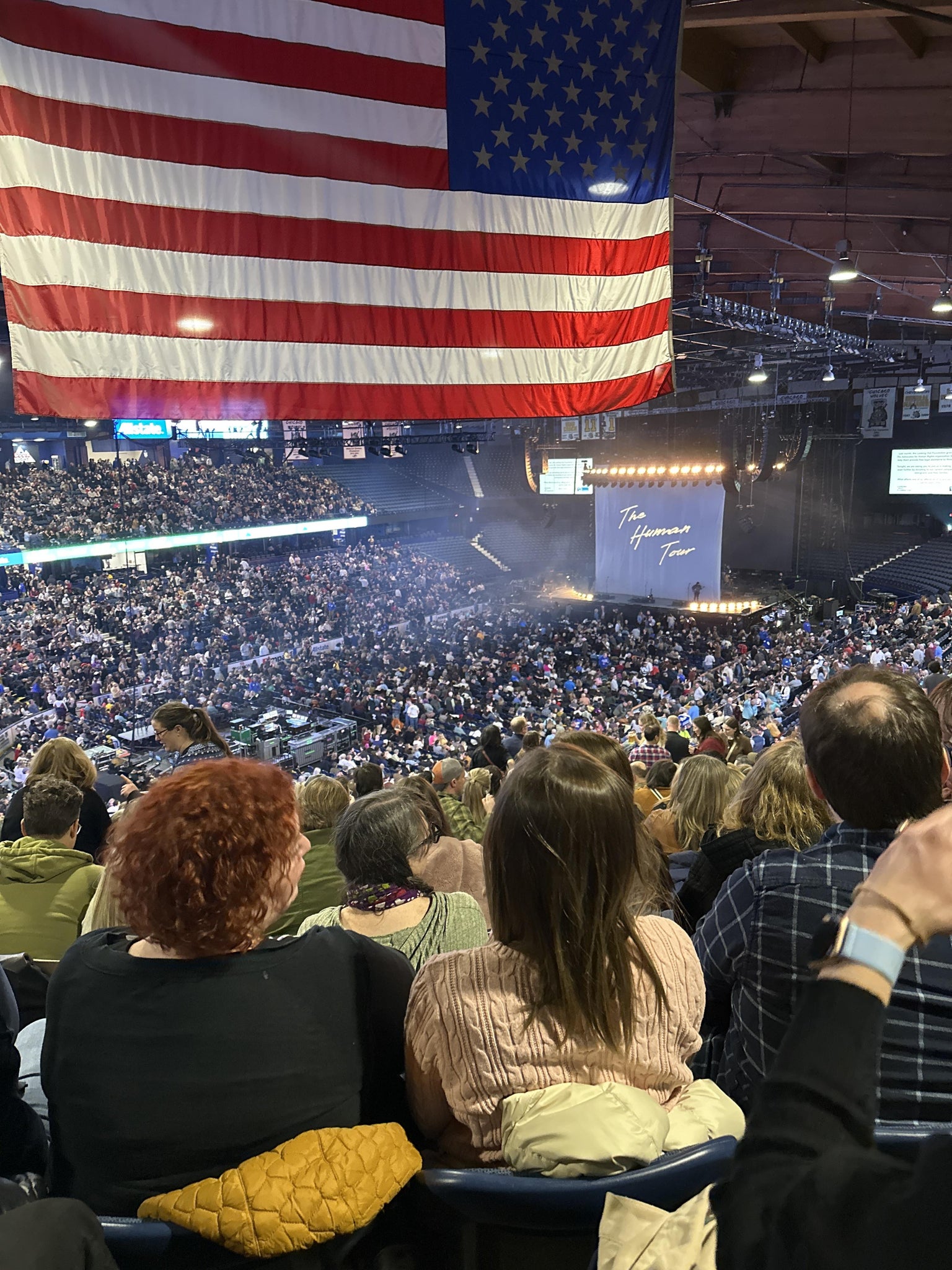 Real Fan View taken from Section 213 at Allstate Arena by Kim P
