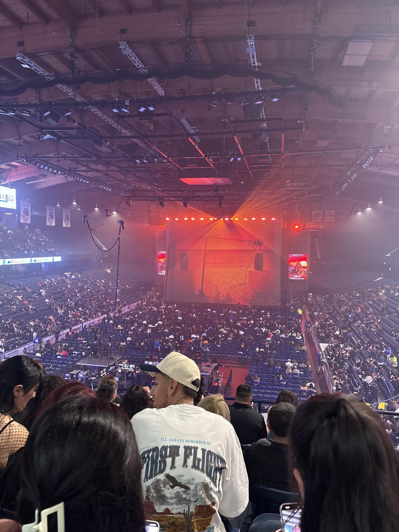 Real Fan View taken from Section 214 at Allstate Arena by Isabella V