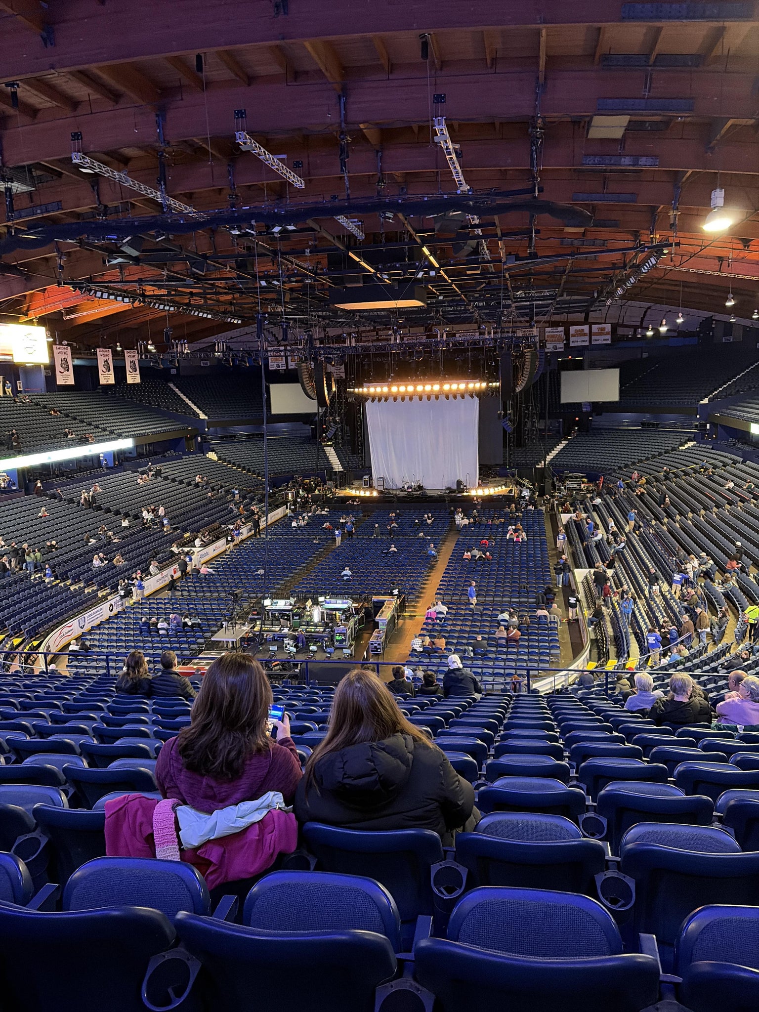 Real Fan View taken from Section 214 at Allstate Arena by Shannon E
