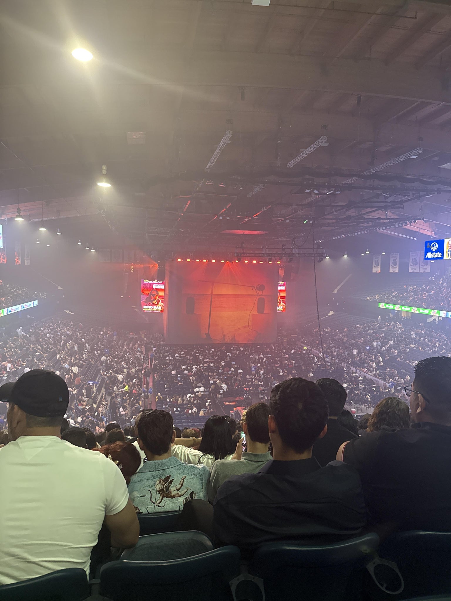 Real Fan View taken from Section 215 at Allstate Arena by Veronica G