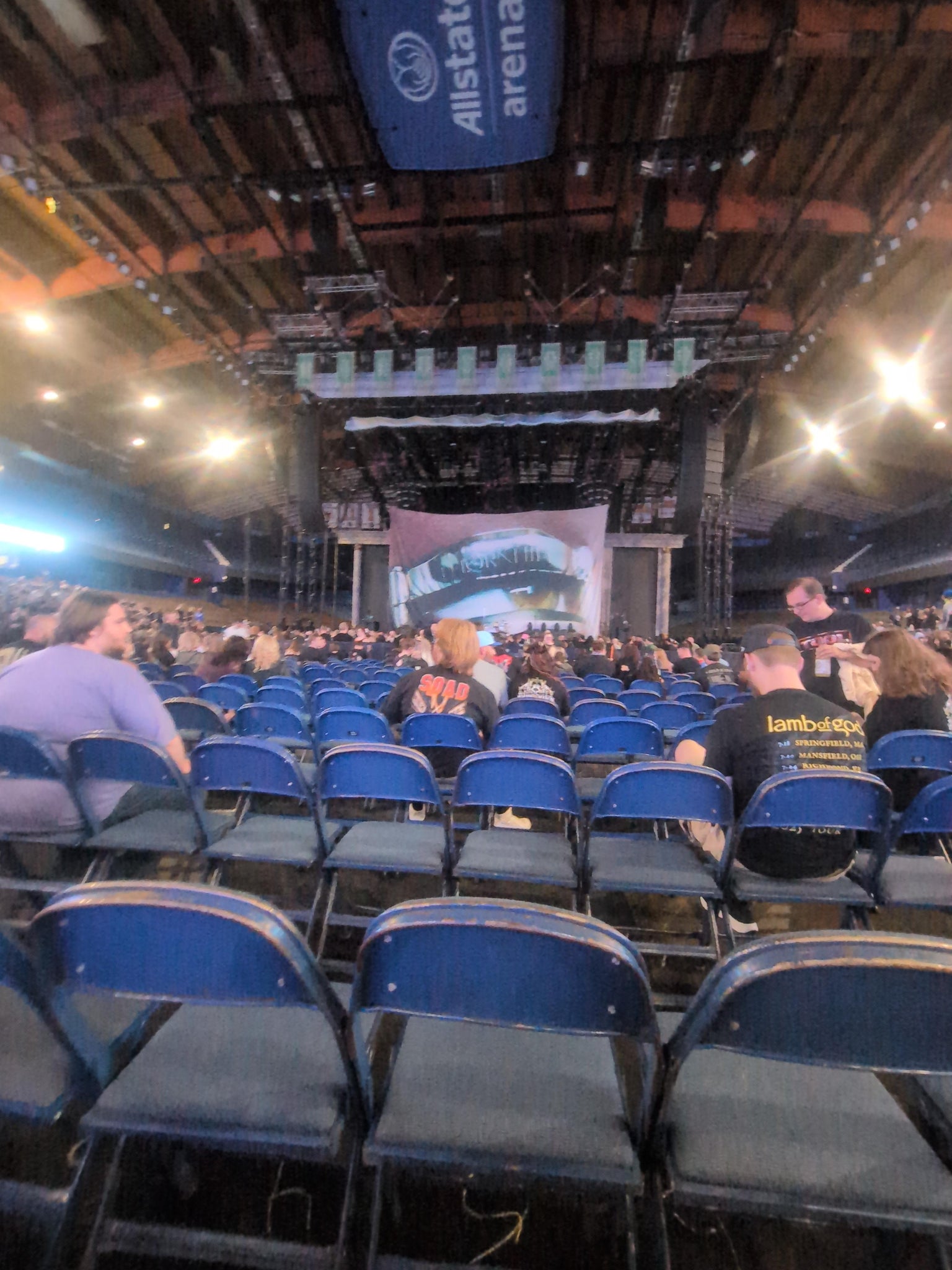 Real Fan View taken from Floor 3 at Allstate Arena by Anonymous User