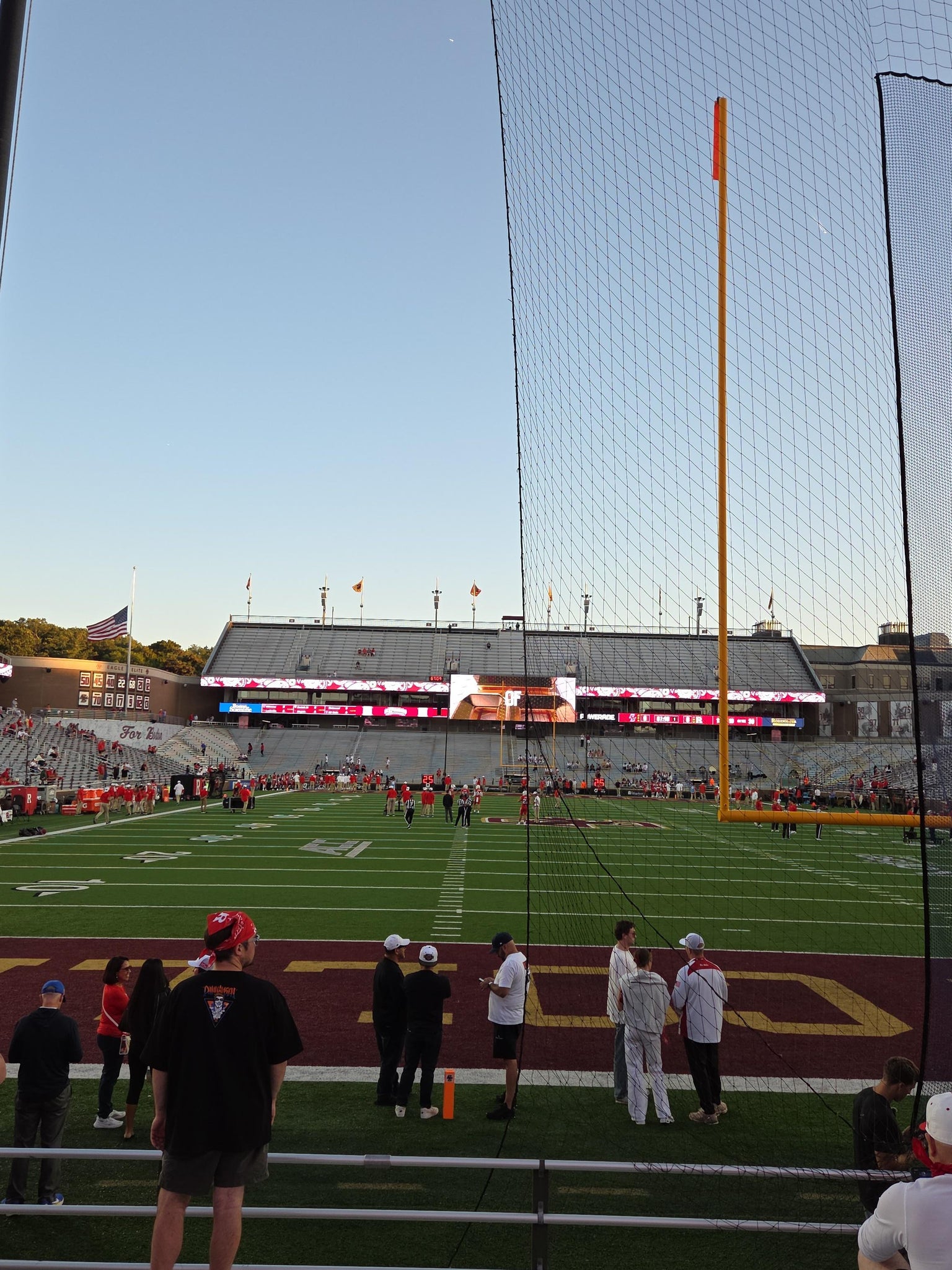 Real Fan View taken from Section X at Alumni Stadium by Andrea B