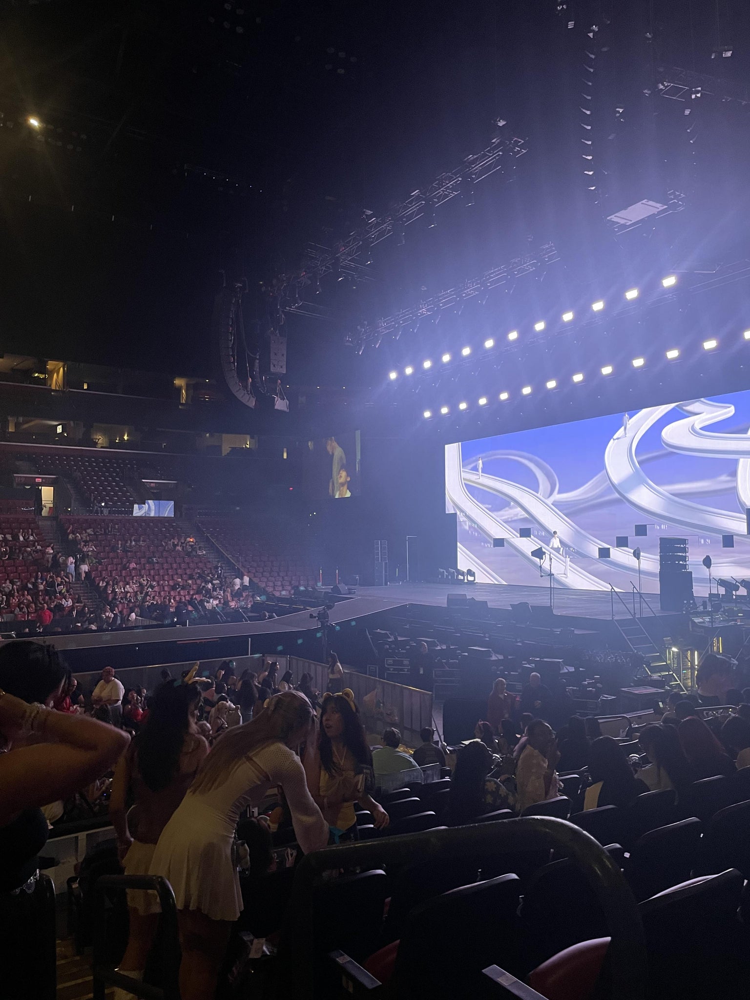 Real Fan View taken from Section 101 at Amerant Bank Arena by Kelani B