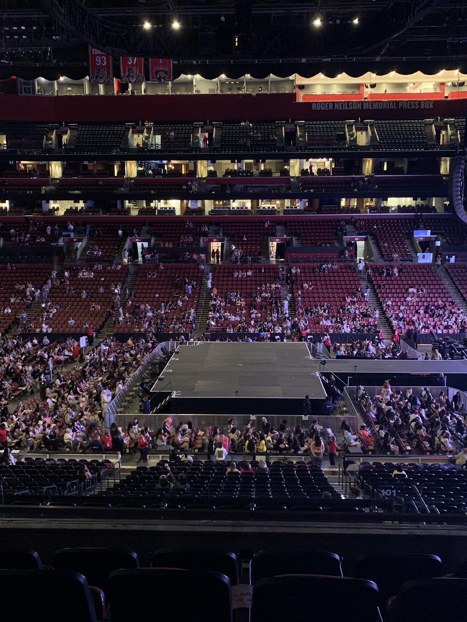 Real Fan View taken from Section 101 at Amerant Bank Arena by Heather E