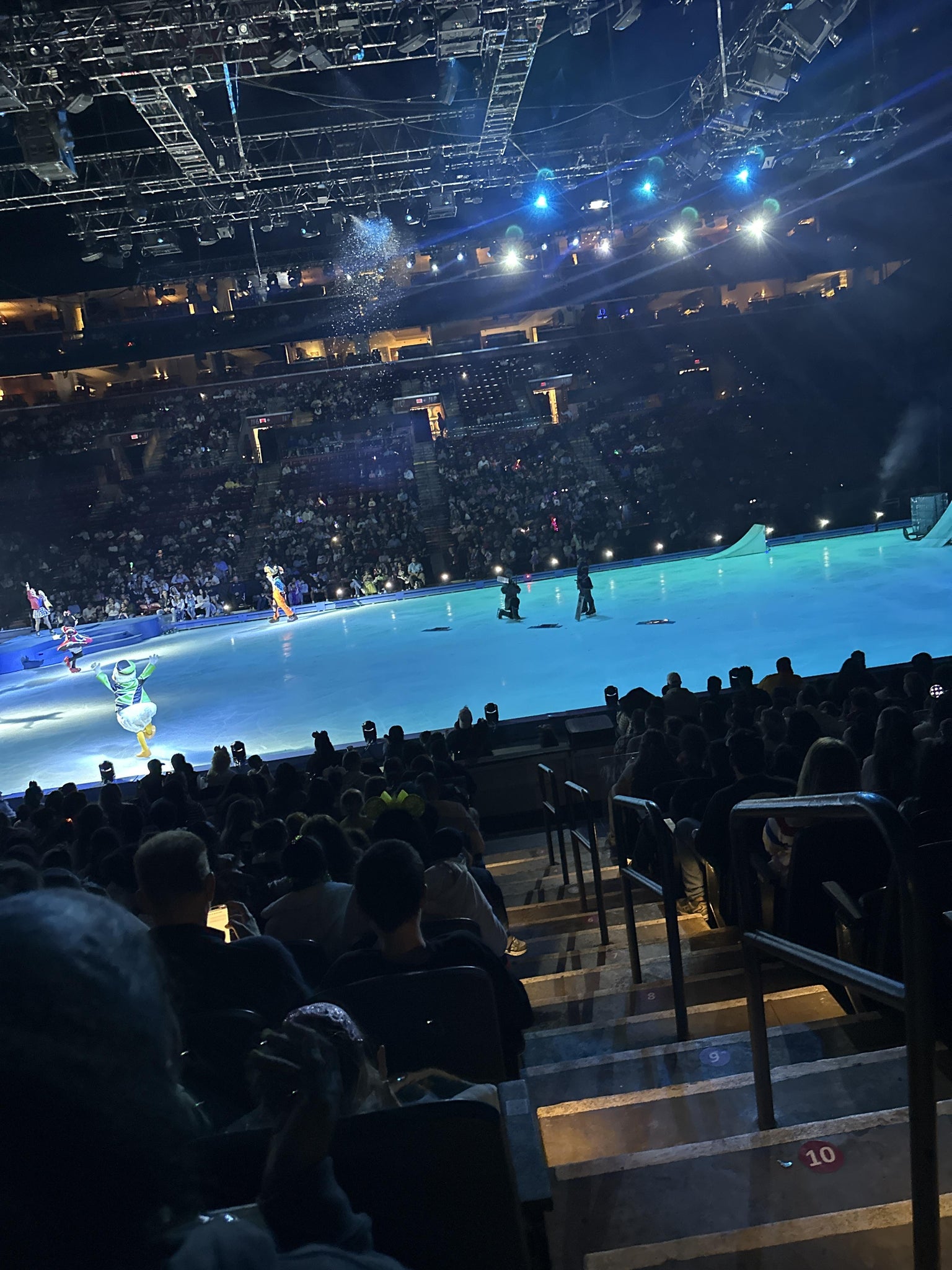 Real Fan View taken from Section 102 at Amerant Bank Arena by Samuel E