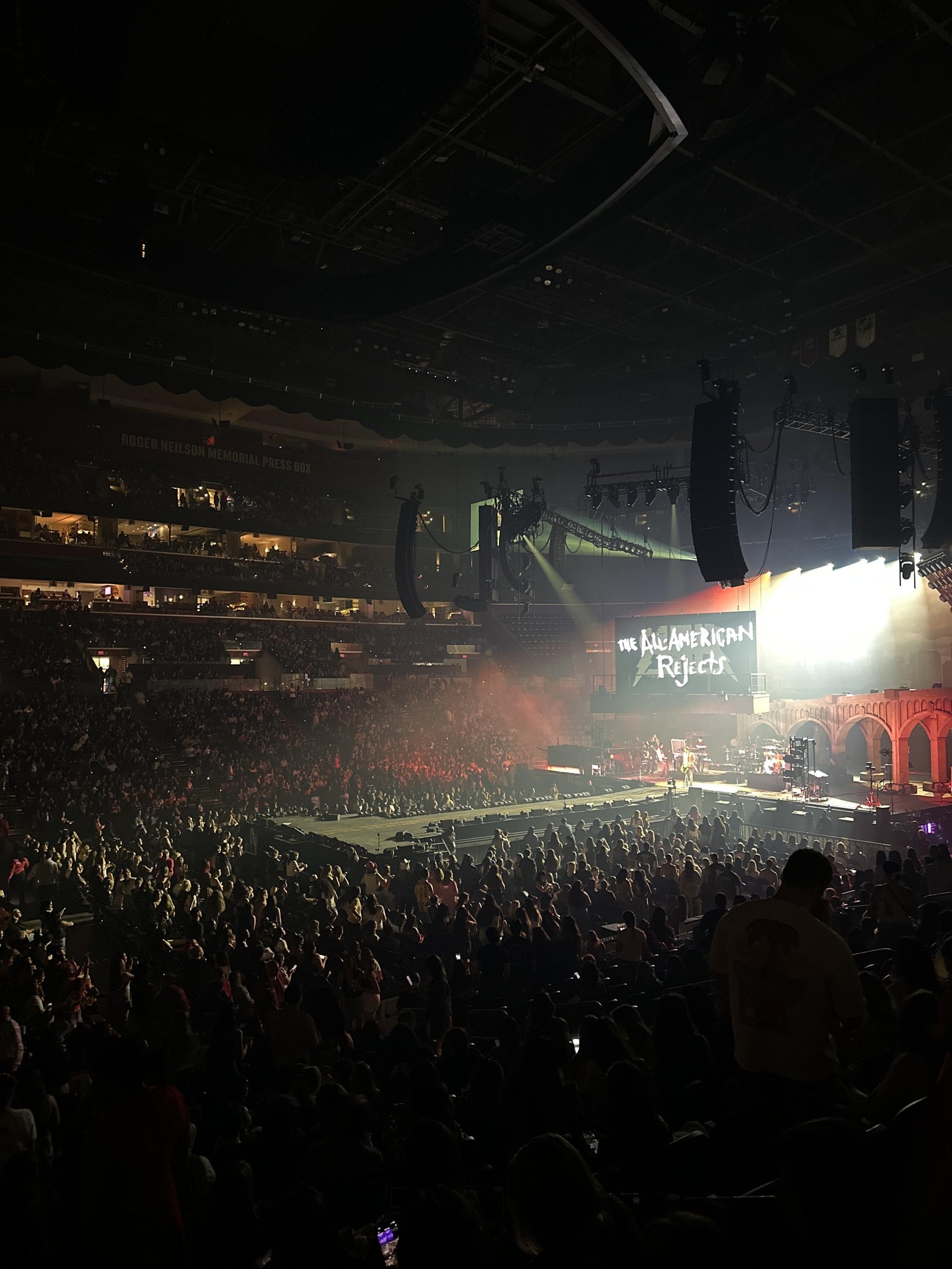 Real Fan View taken from Section 102 at Amerant Bank Arena by Courtney M