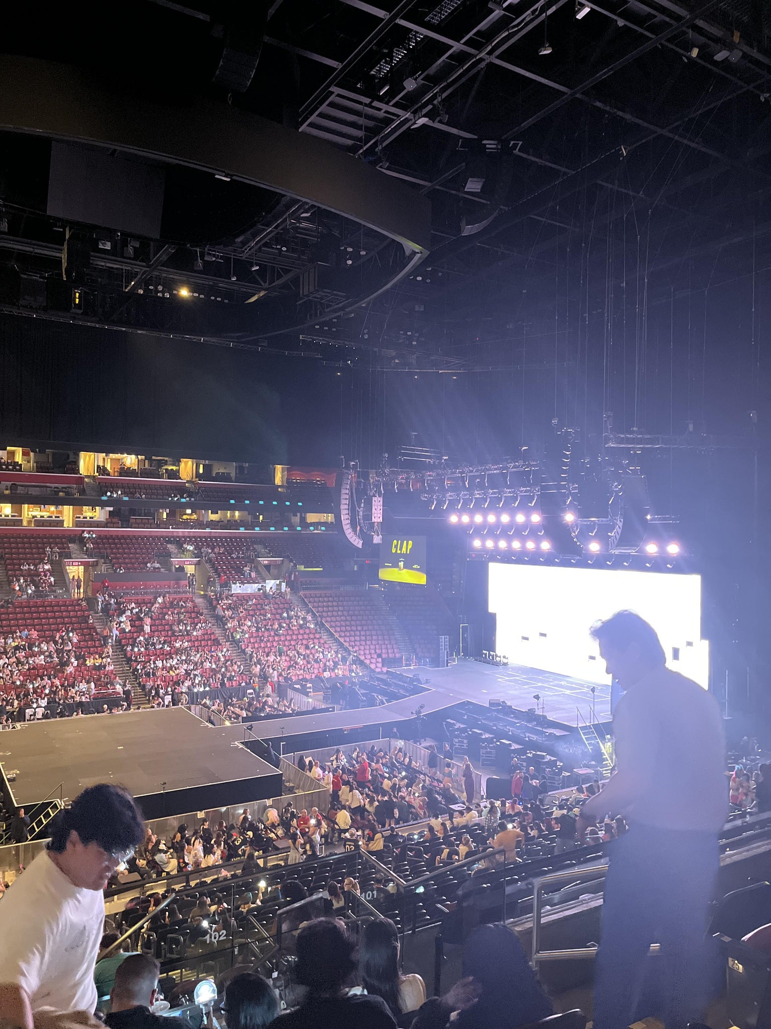 Real Fan View taken from Section 102 at Amerant Bank Arena by Gregory M