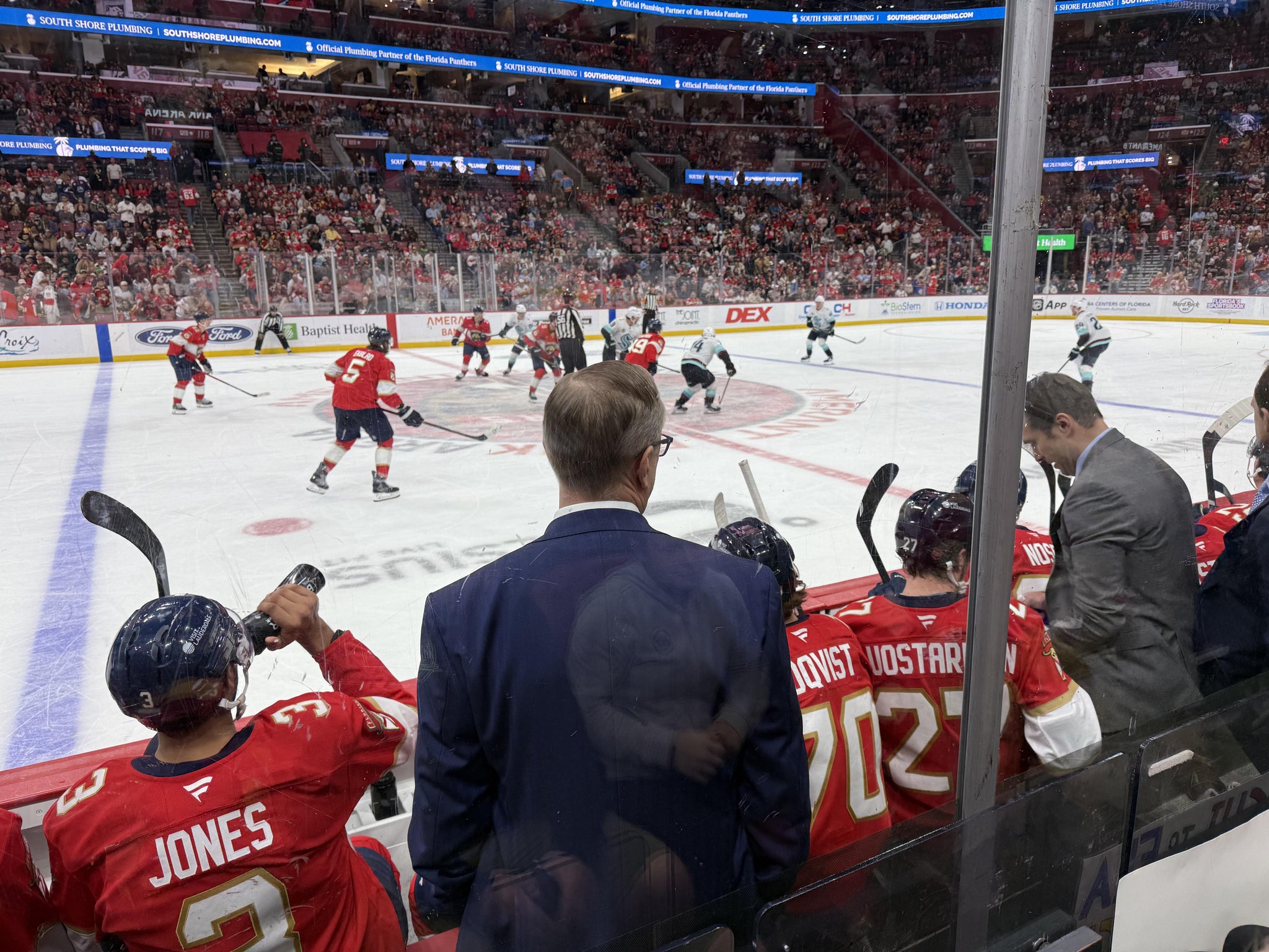 Real Fan View taken from Section 102 at Amerant Bank Arena by Oleg Y
