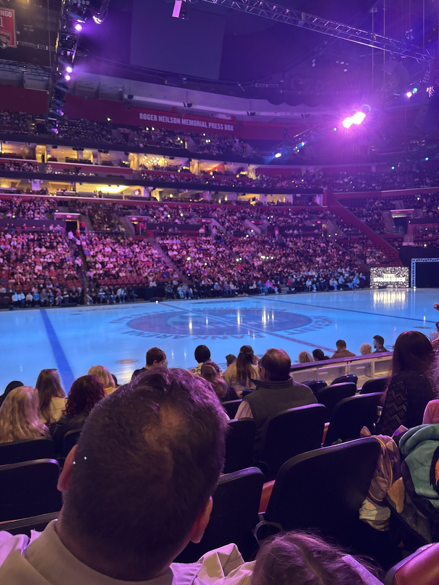 Real Fan View taken from Section 102 at Amerant Bank Arena by Katia B