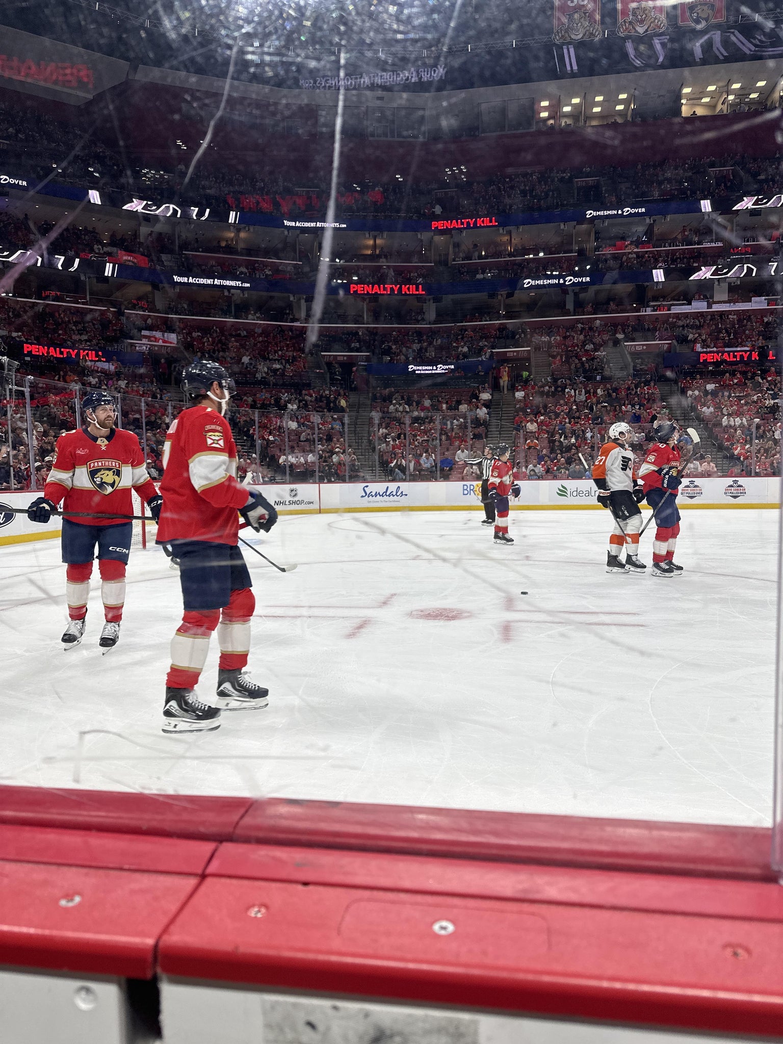 Real Fan View taken from Section 103 at Amerant Bank Arena by Frieda c M