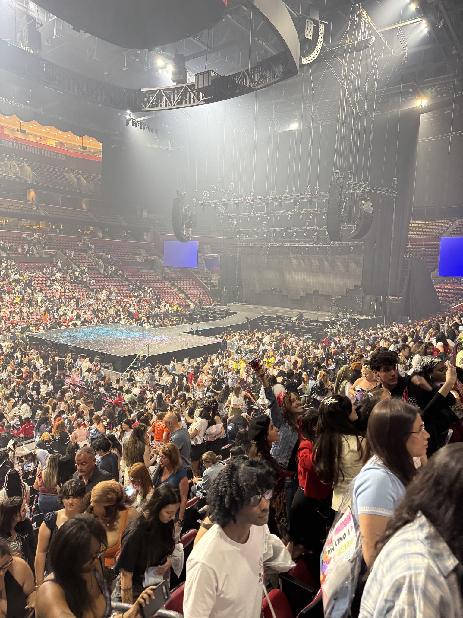 Real Fan View taken from Section 104 at Amerant Bank Arena by Tailia L
