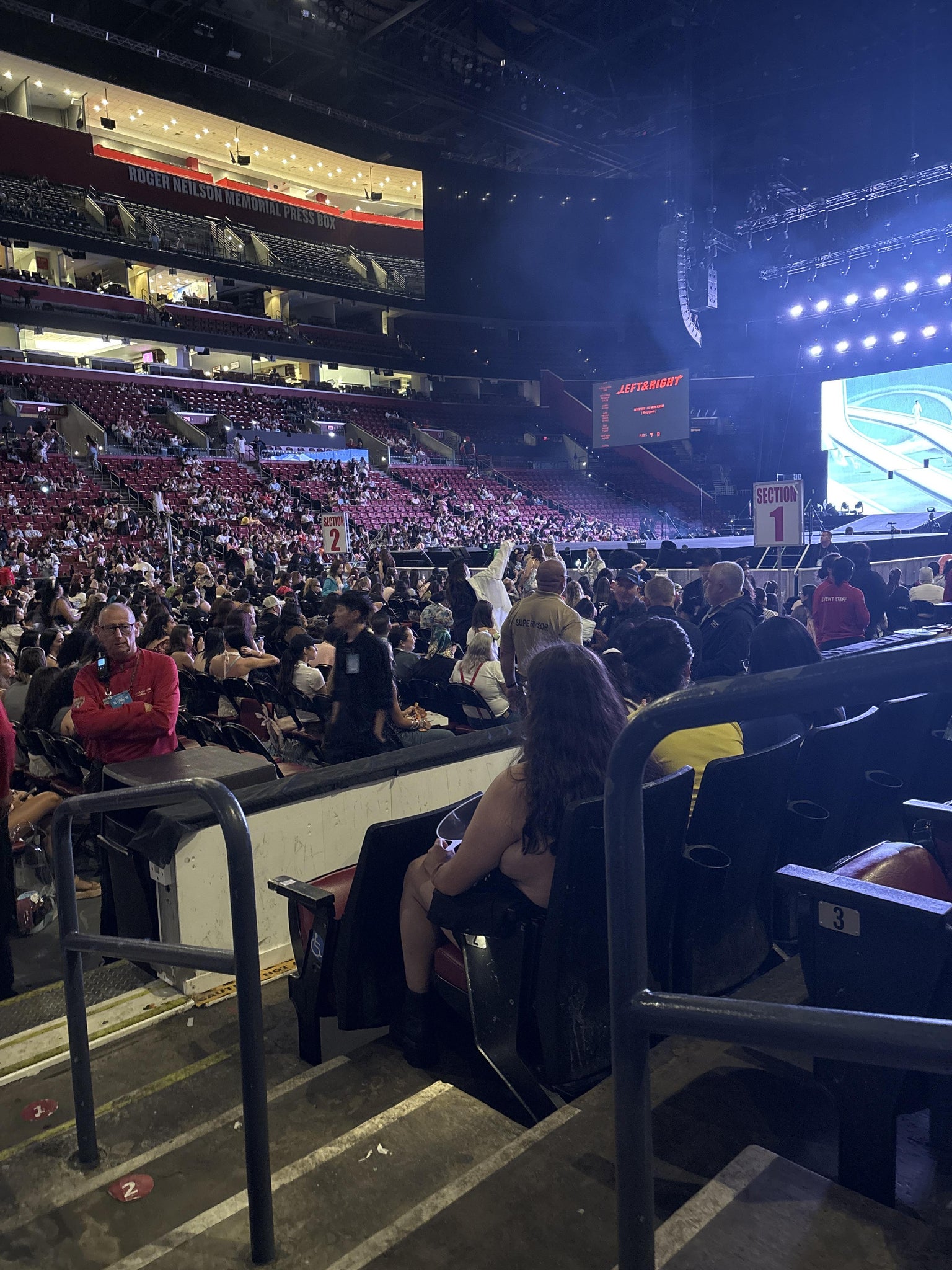 Real Fan View taken from Section 104 at Amerant Bank Arena by Cierra B
