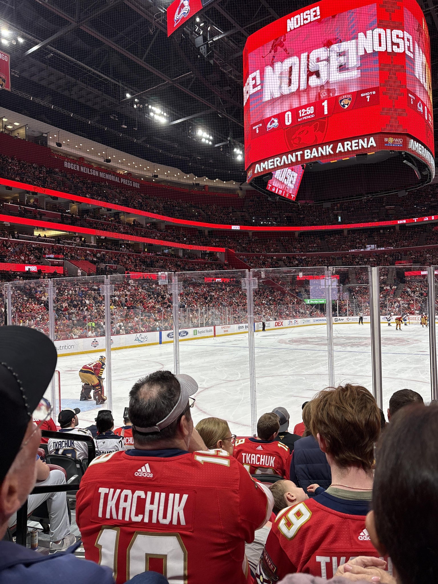 Real Fan View taken from Section 107 at Amerant Bank Arena by Stefani E