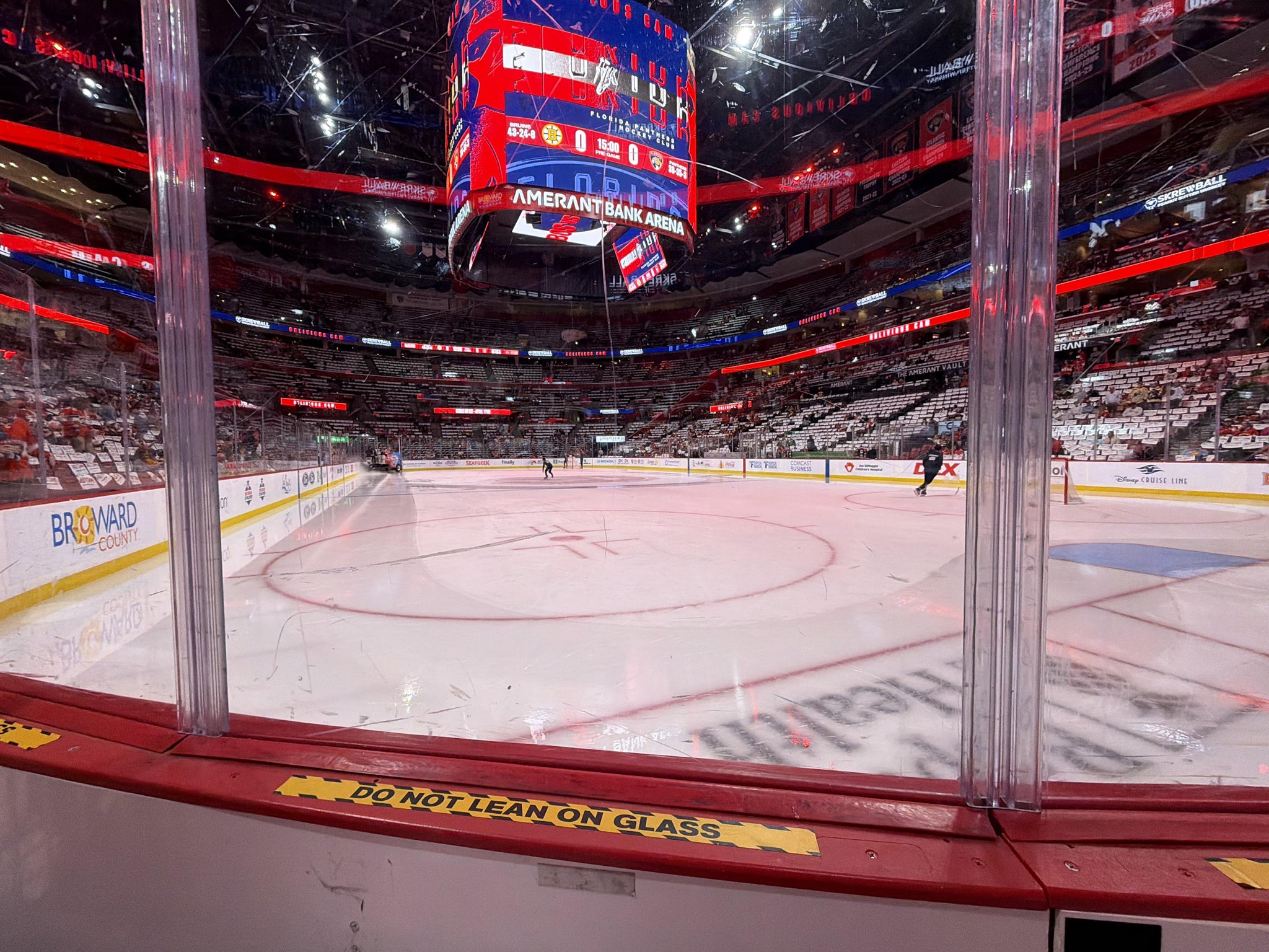 Real Fan View taken from Section 112 at Amerant Bank Arena by John E