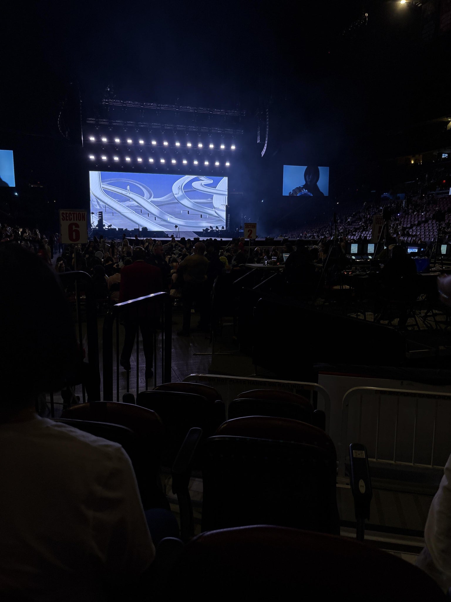 Real Fan View taken from Section 112 at Amerant Bank Arena by Valeria A
