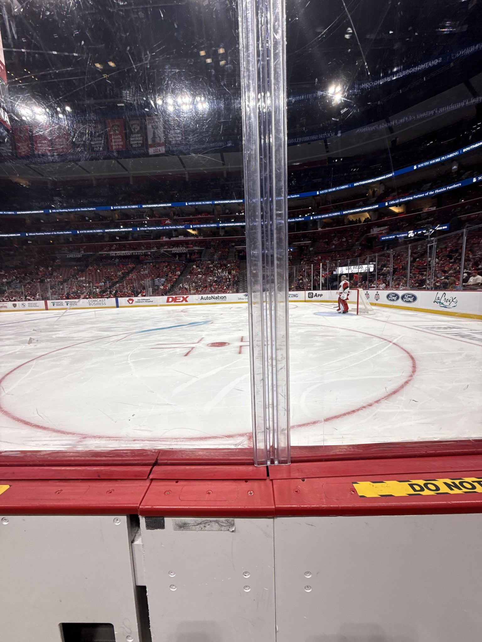 Real Fan View taken from Section 115 at Amerant Bank Arena by Morris H