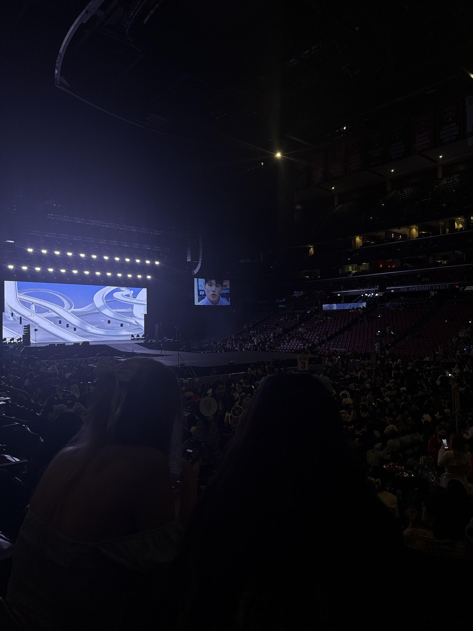 Real Fan View taken from Section 115 at Amerant Bank Arena by Emily B