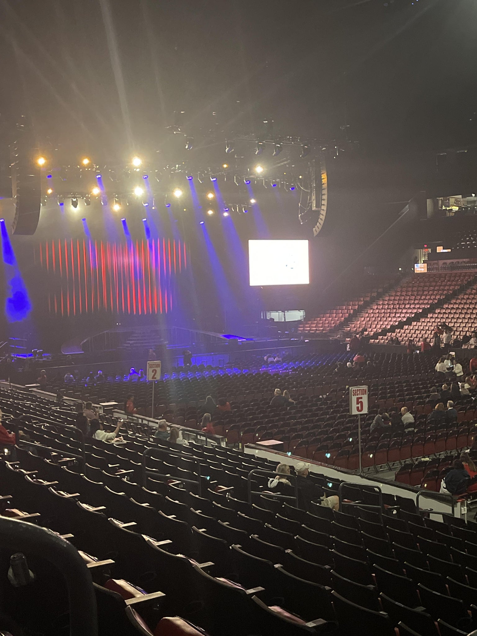 Real Fan View taken from Section 115 at Amerant Bank Arena by Jasmary A