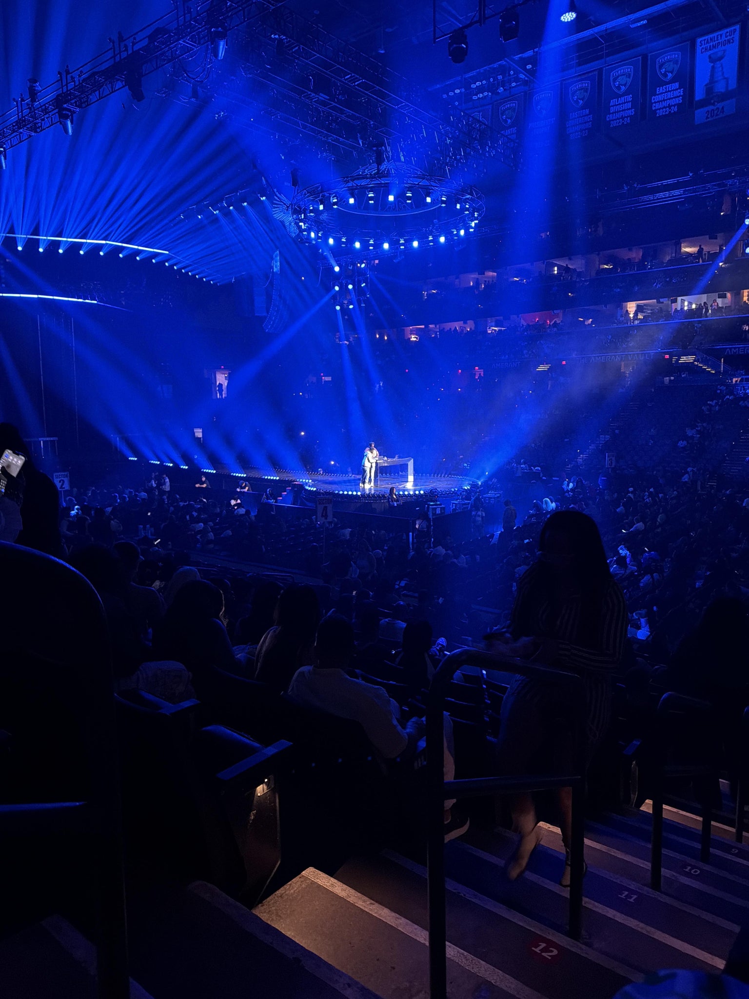 Real Fan View taken from Section 115 at Amerant Bank Arena by Jazlyn R