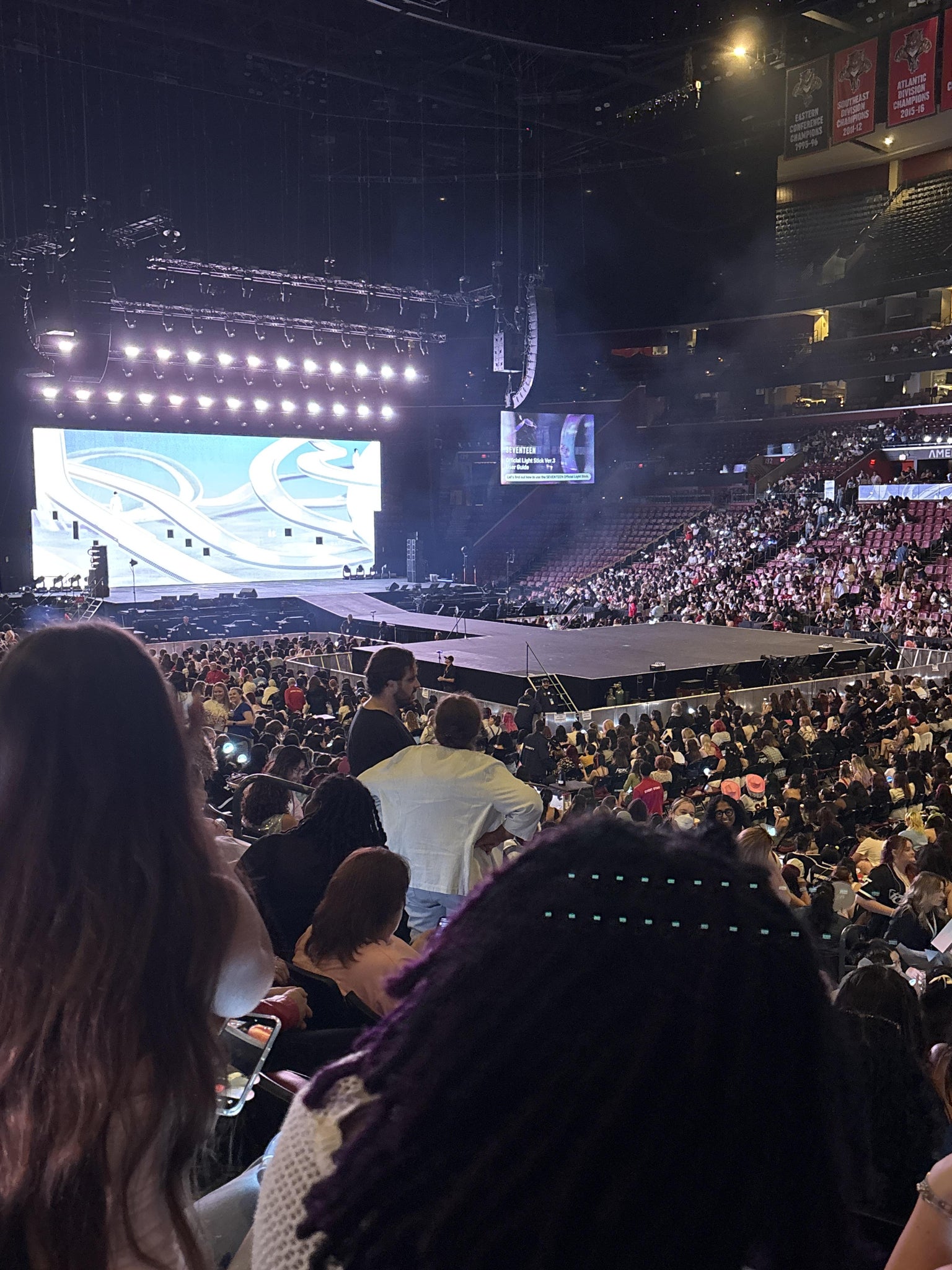 Real Fan View taken from Section 115 at Amerant Bank Arena by Julie B