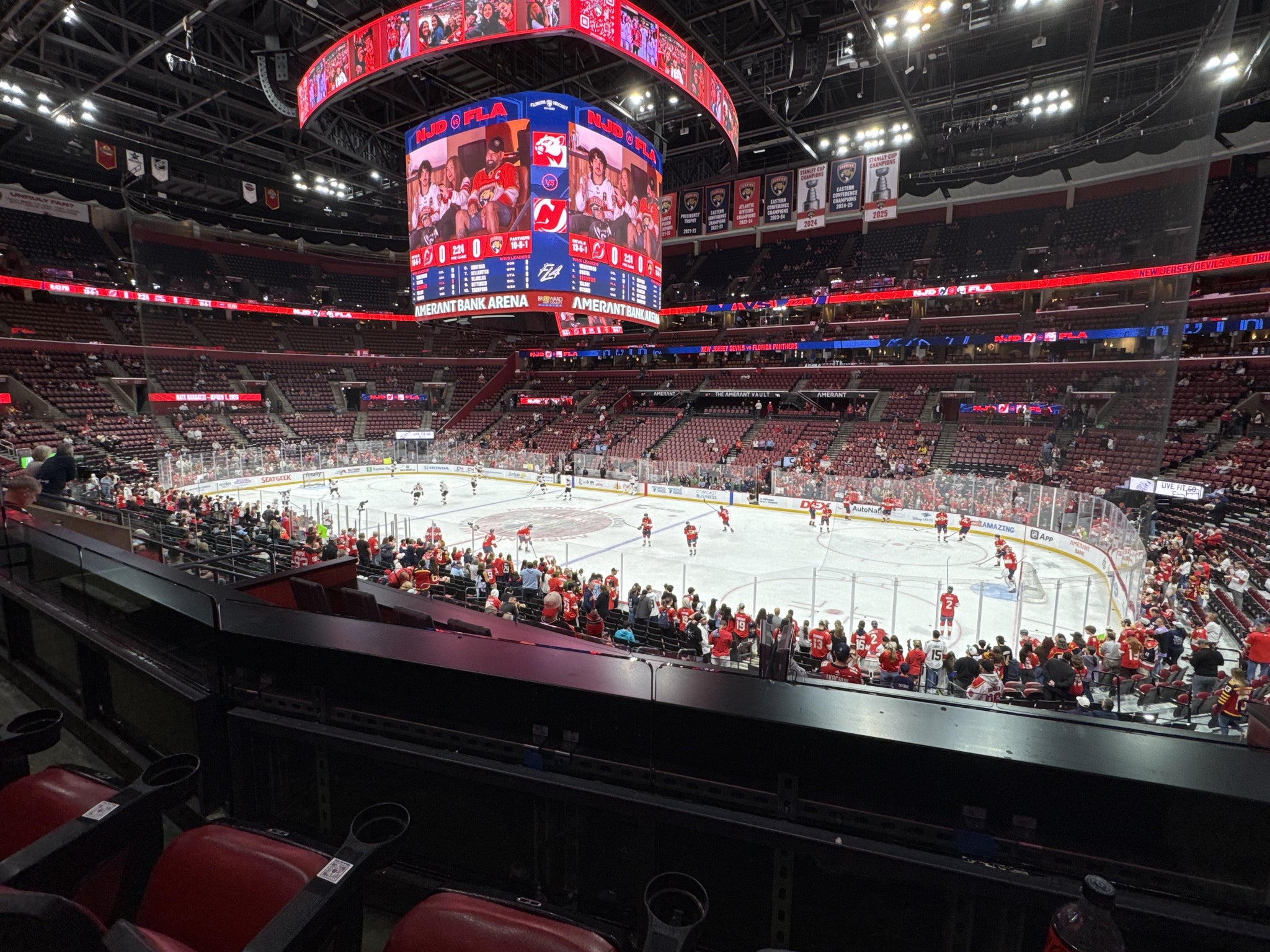 Real Fan View taken from Section 115 at Amerant Bank Arena by Marypage T