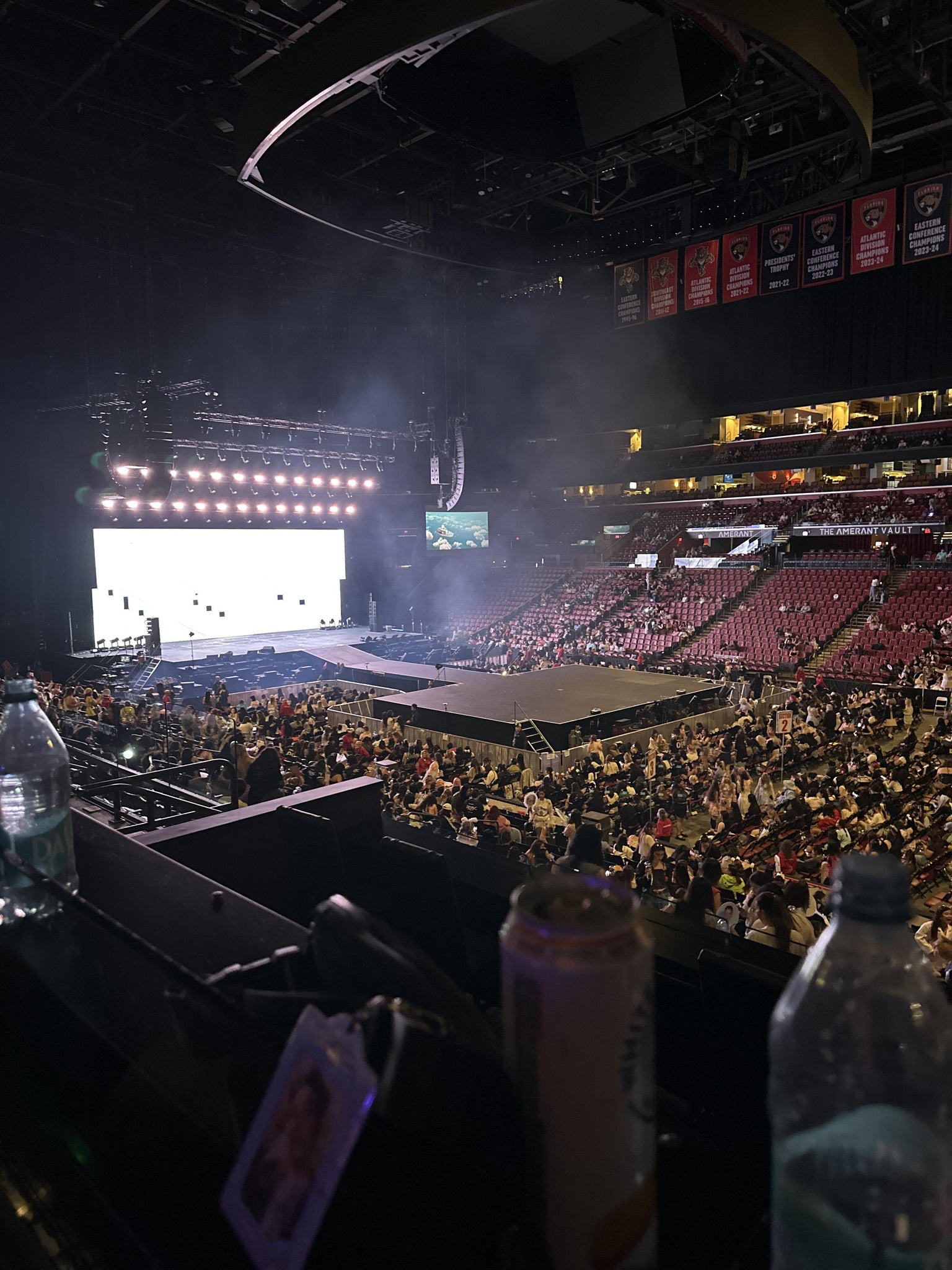 Real Fan View taken from Section 115 at Amerant Bank Arena by Yanelis C