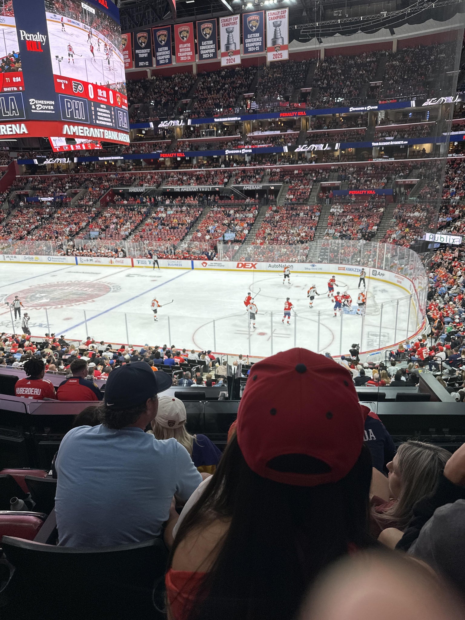 Real Fan View taken from Section 115 at Amerant Bank Arena by Mark M