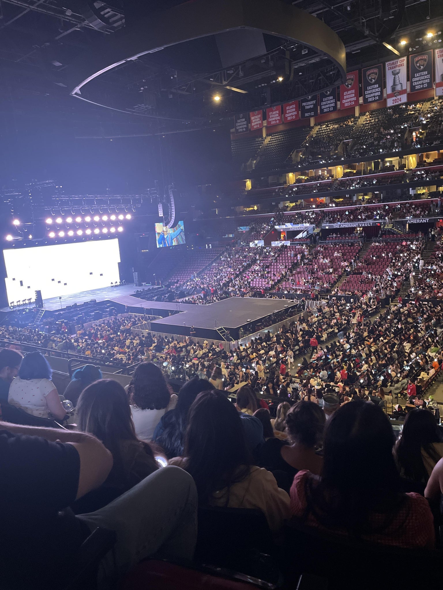 Real Fan View taken from Section 115 at Amerant Bank Arena by Wendy B