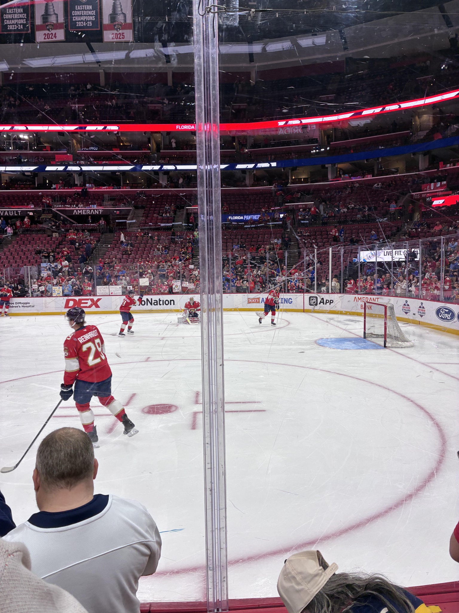 Real Fan View taken from Section 115 at Amerant Bank Arena by Peter A