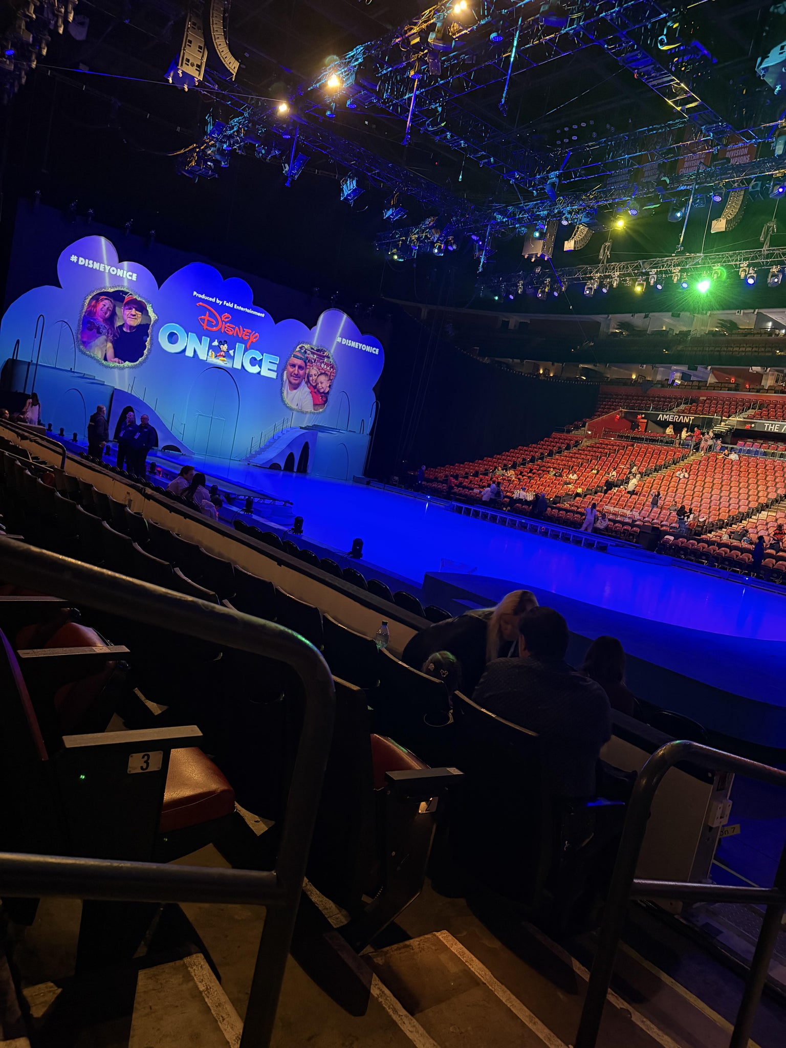 Real Fan View taken from Section 115 at Amerant Bank Arena by Jose M
