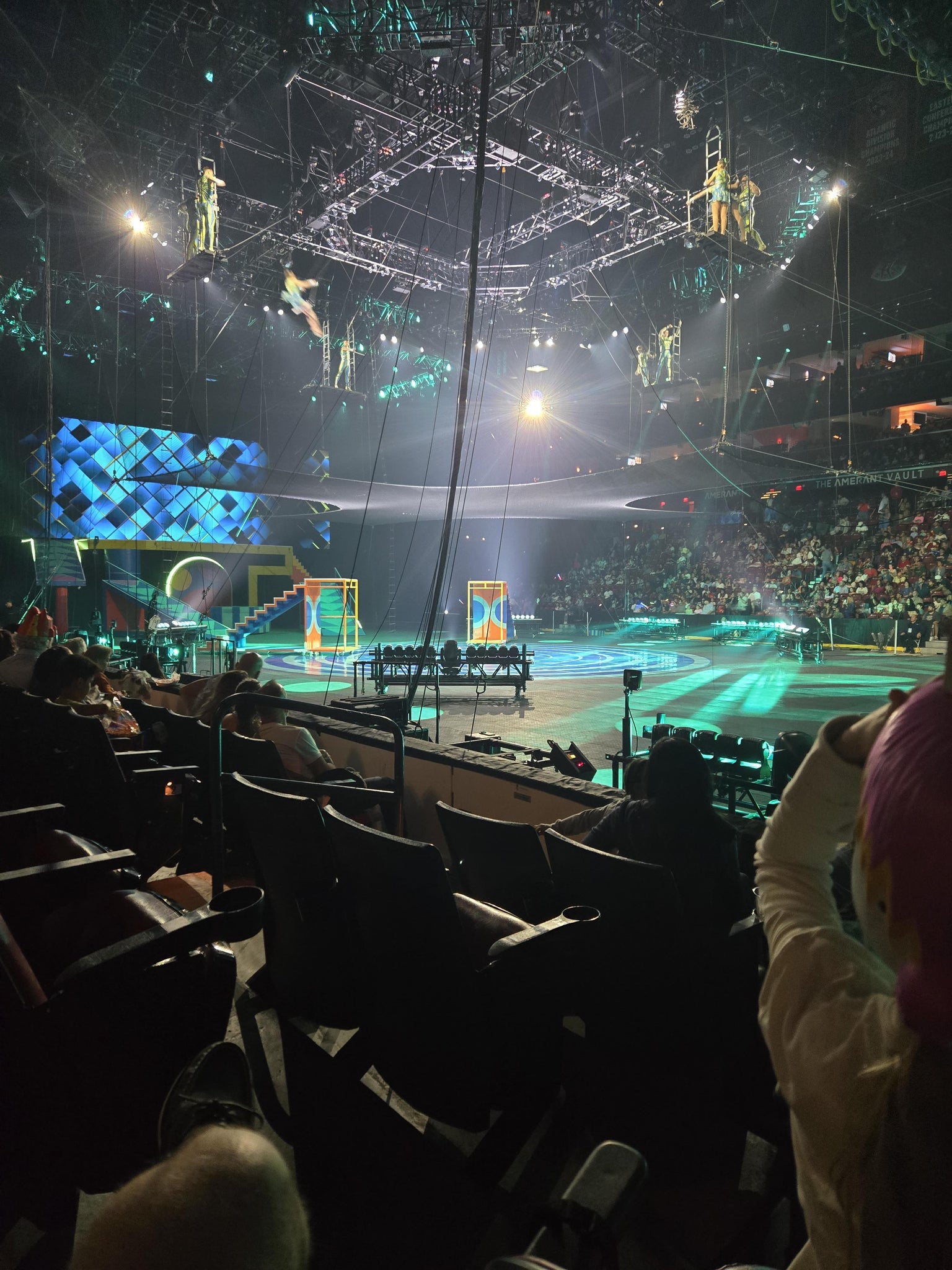 Real Fan View taken from Section 115 at Amerant Bank Arena by Marcela G