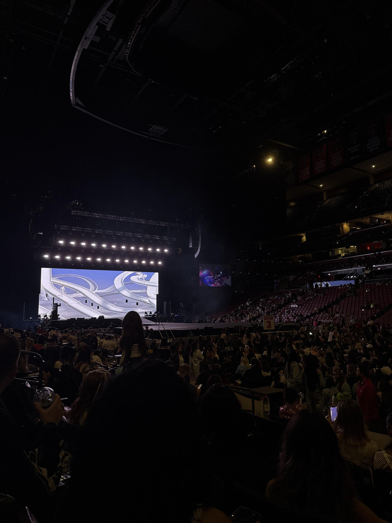 Real Fan View taken from Section 115 at Amerant Bank Arena by Fatima O