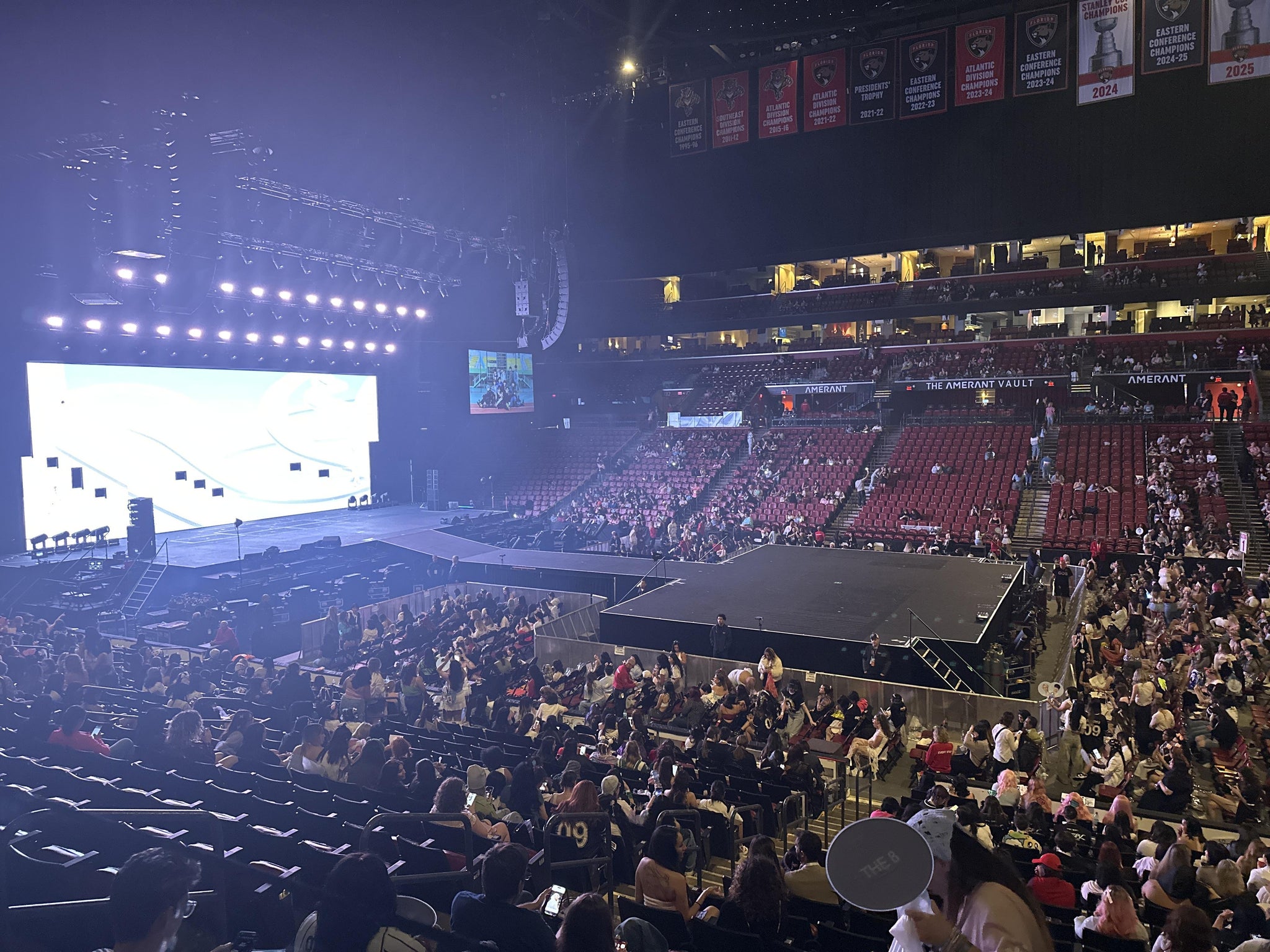 Real Fan View taken from Section 117 at Amerant Bank Arena by Samantha M