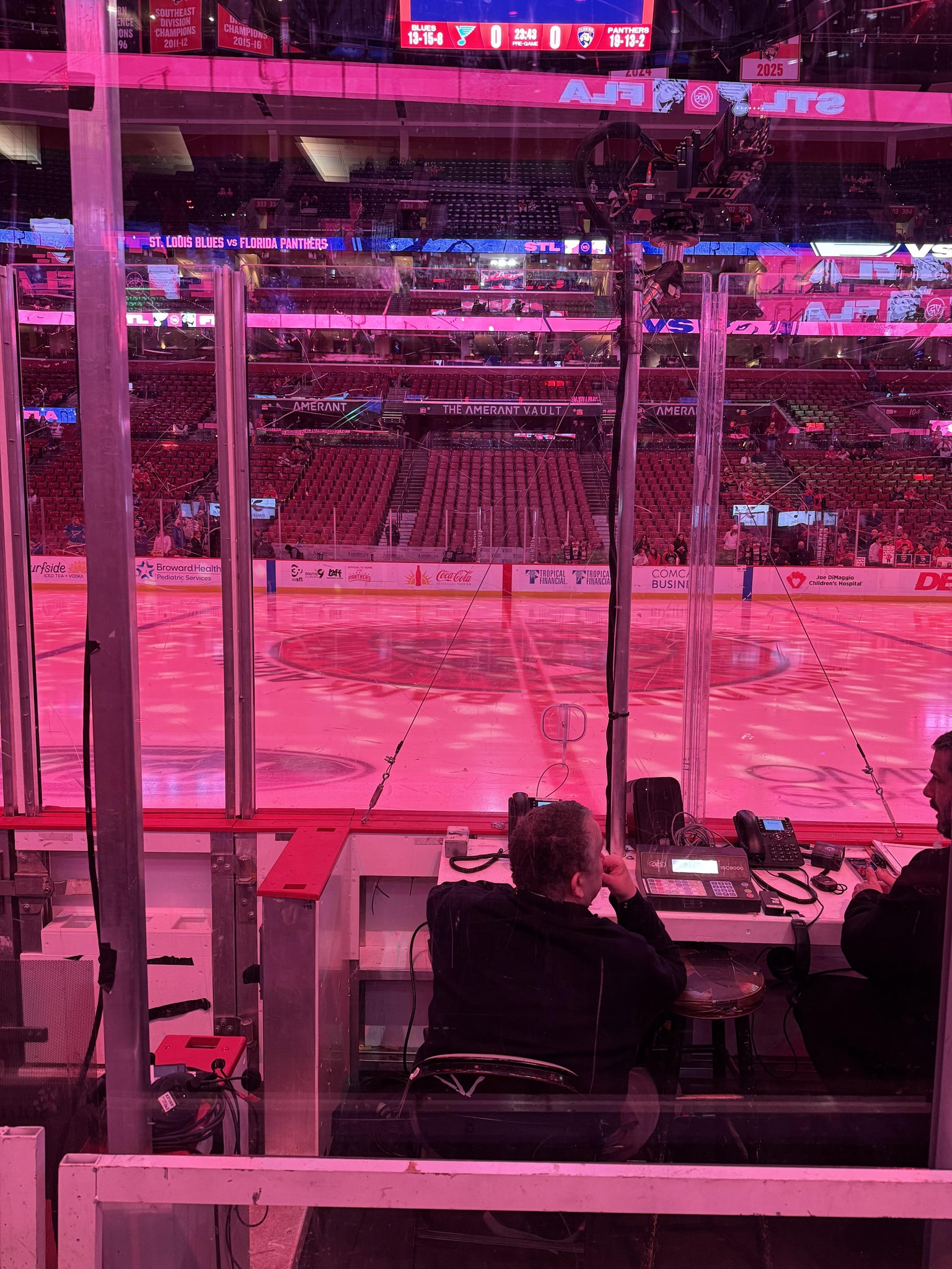 Real Fan View taken from Section 118 at Amerant Bank Arena by Jeff K