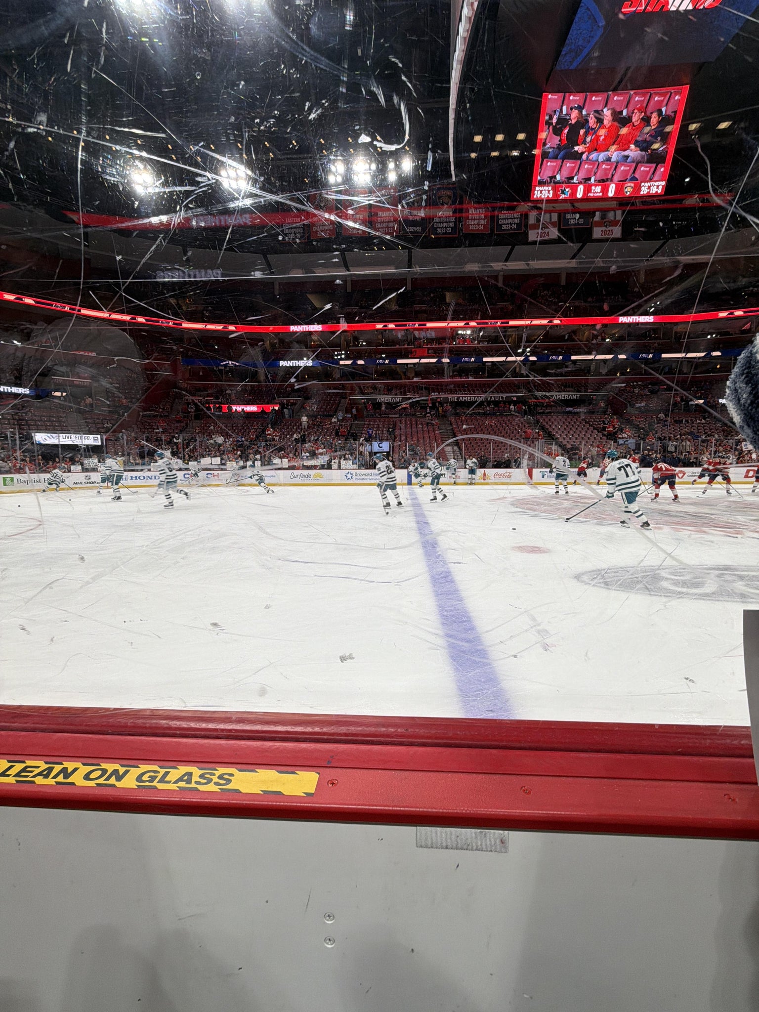 Real Fan View taken from Section 119 at Amerant Bank Arena by David a H