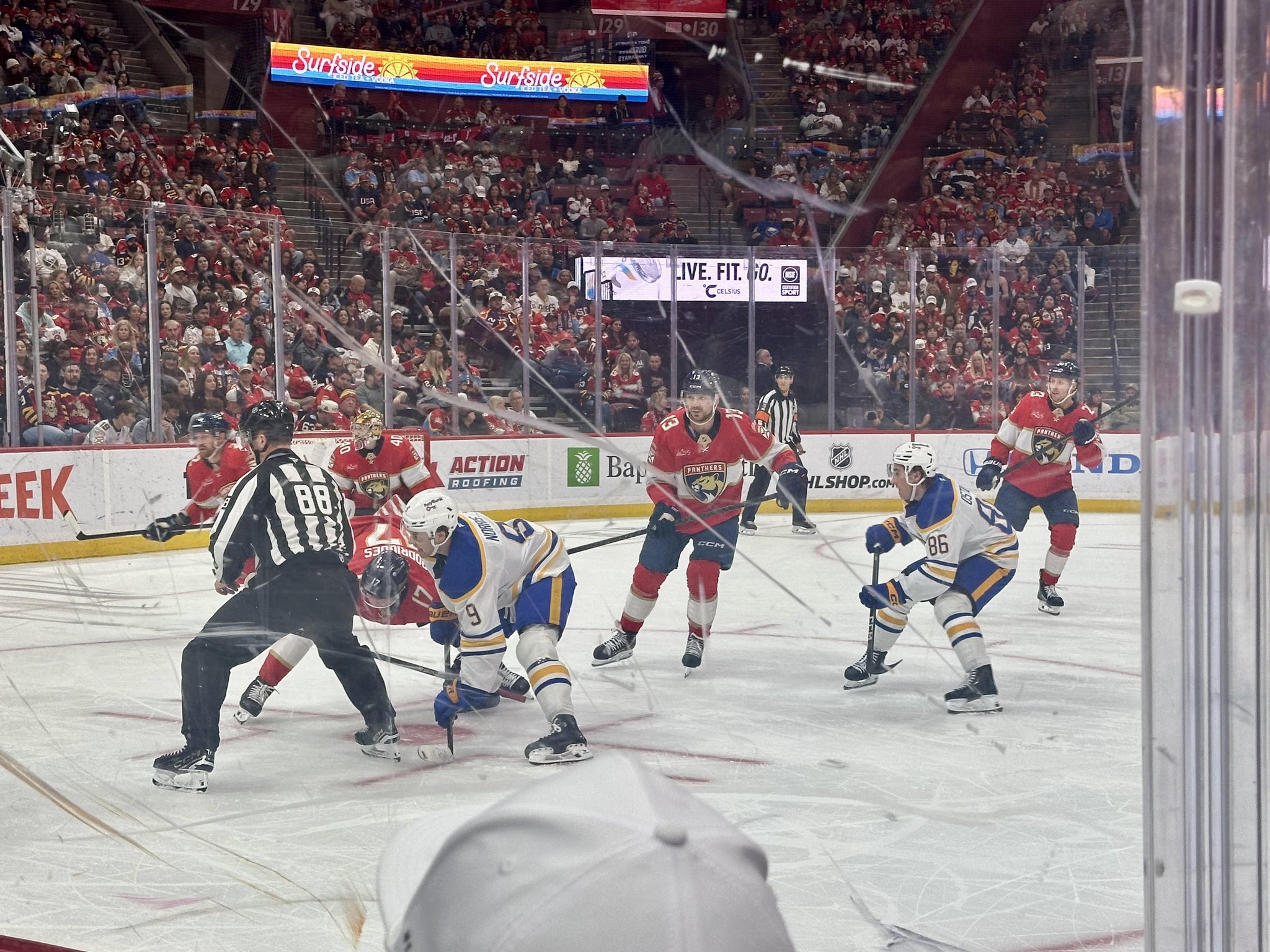 Real Fan View taken from Section 120 at Amerant Bank Arena by Seth P