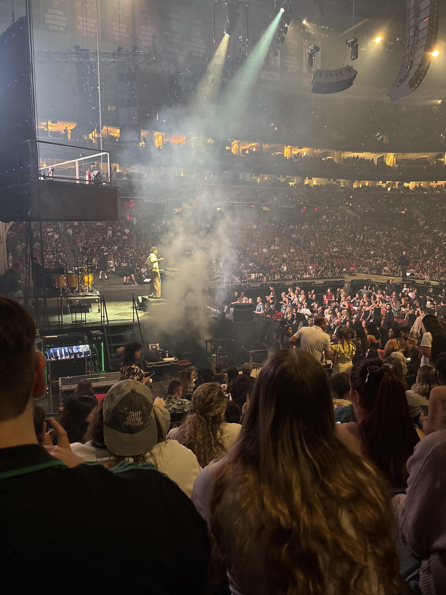 Real Fan View taken from Section 121 at Amerant Bank Arena by Lindsey P